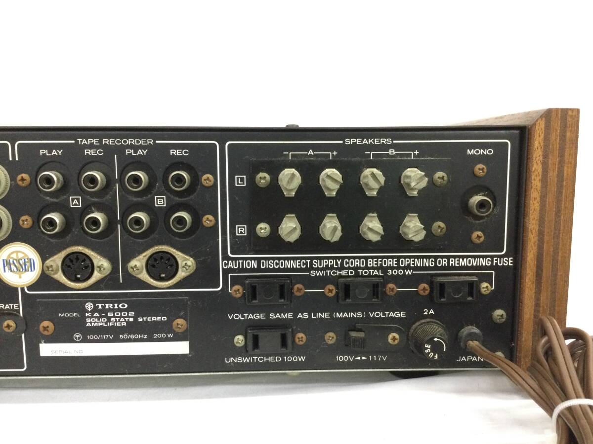 Yahoo!オークション - TRIO トリオ KA-5002 プリメインアンプ アンプ
