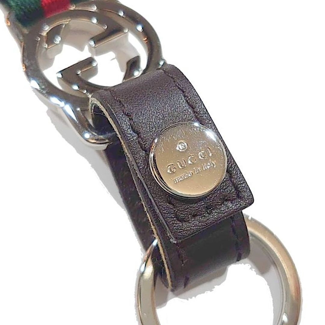鑑定済】GUCCI グッチ ネックストラップ ネックホルダー ダブルG