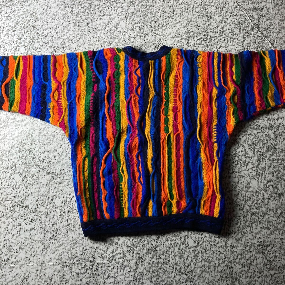 90sオーストラリア製】COOGI 3D立体編み ヴィンテージ ウールニット