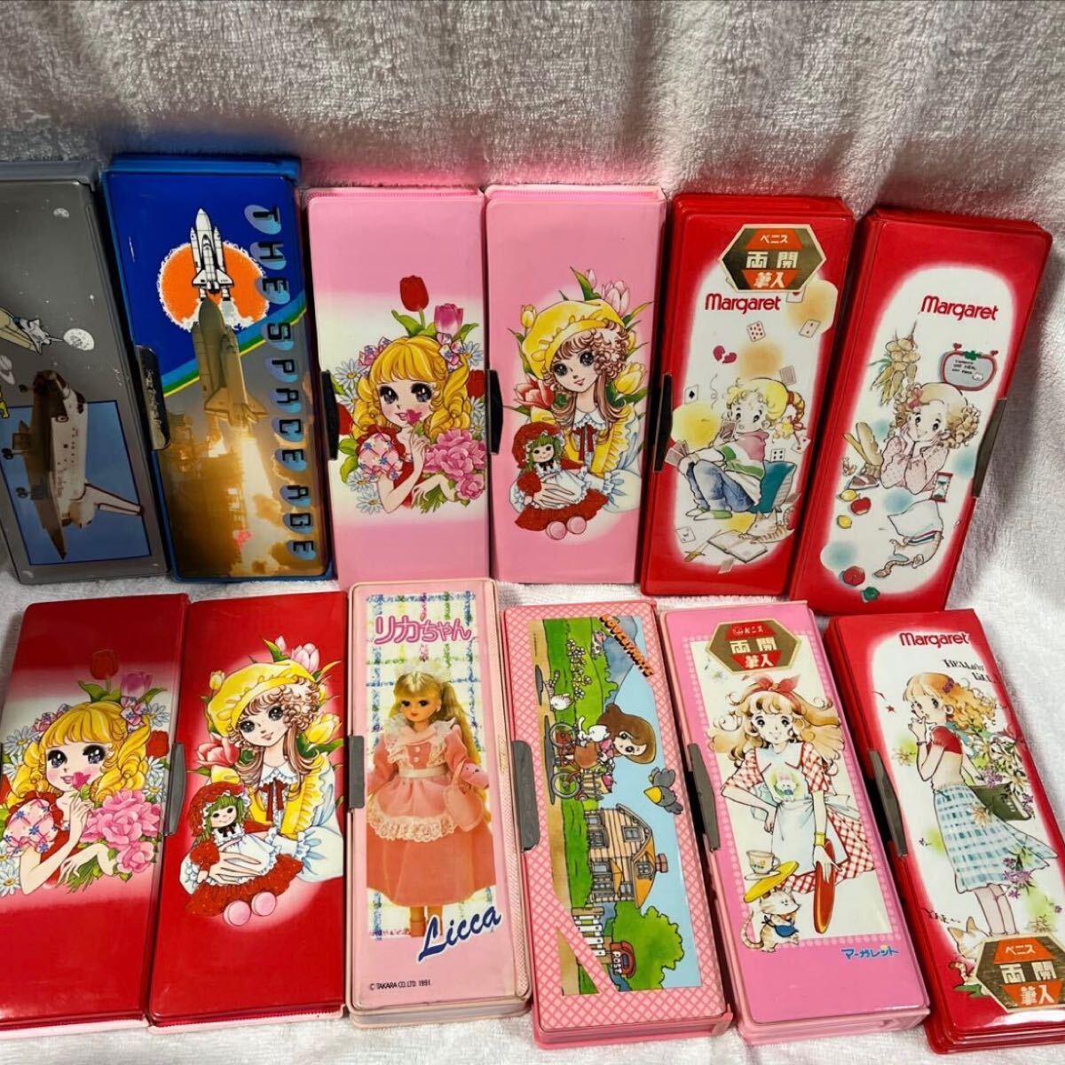 Yahoo!オークション - 昭和レトロ 筆箱 12個 レトロ 当時物 ペンケース