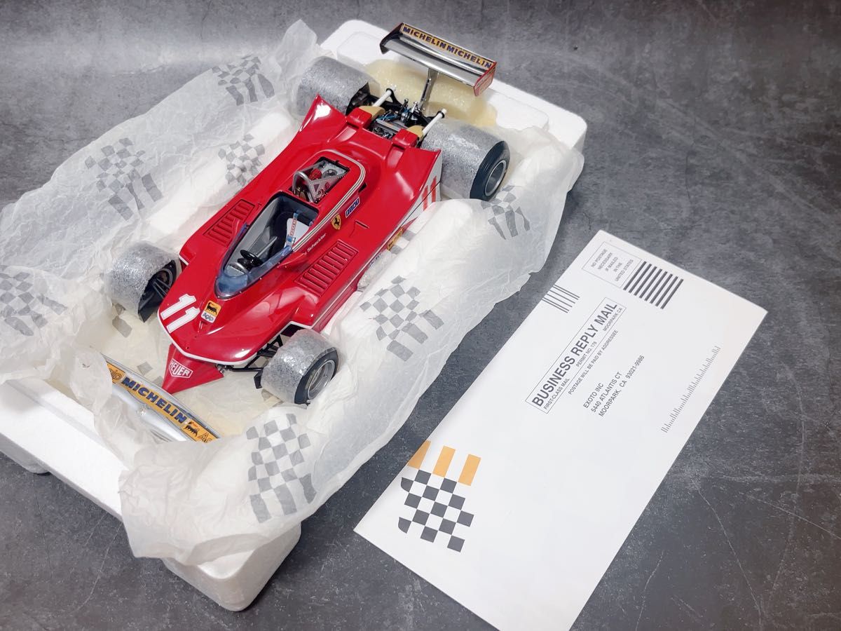 EXOTO 1/18 フェラーリ312T4 #11 1979 South African GP GPC97070