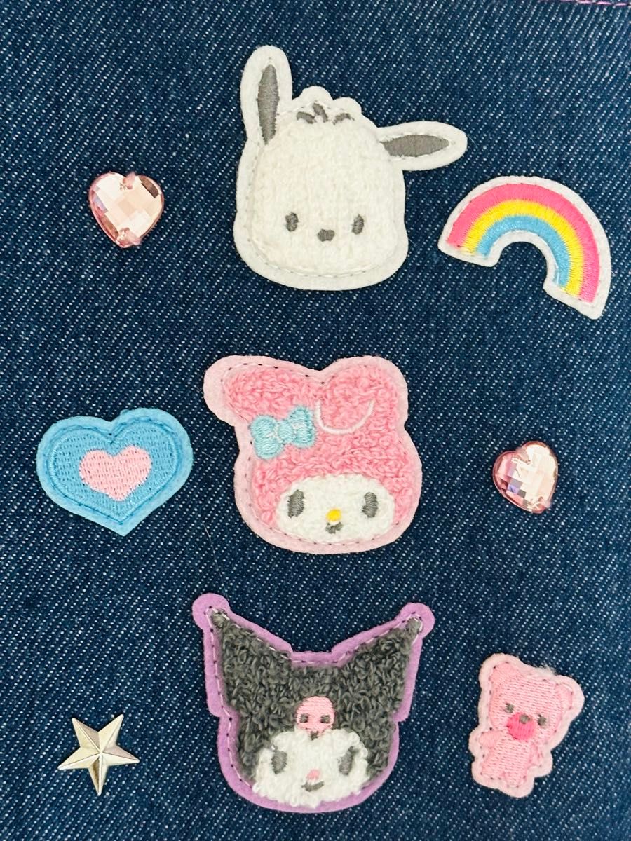 サンリオ SANRIO 手帳 バインダー デニムワッペン ハローキティ マイ