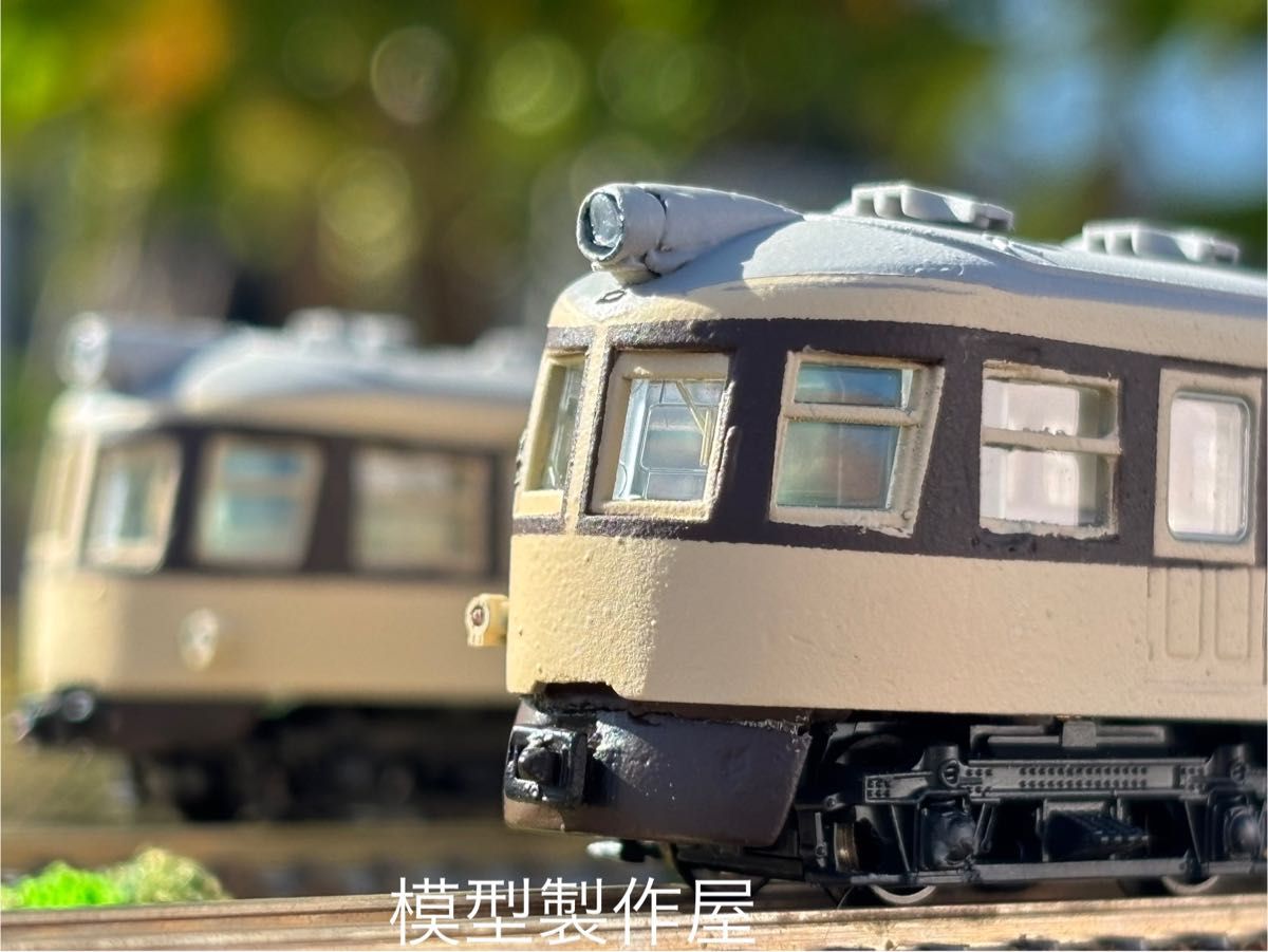 広窓流電 関西急行モハ52 4両編成セット KATO製品改造 鉄道模型 N