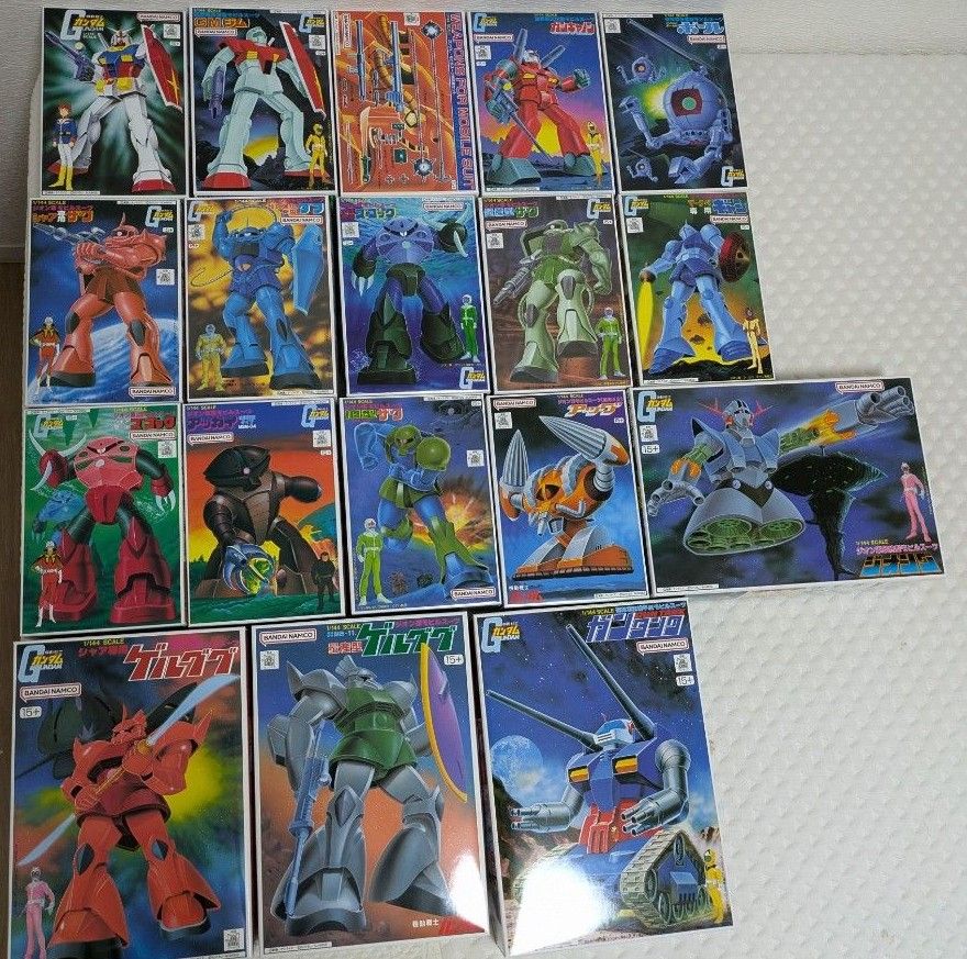 未組立 旧キット ガンプラ ガンプラ旧キット 18個 機動戦士ガンダム 1