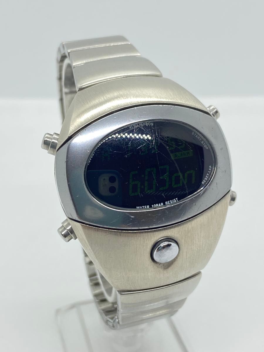 希少・稼働品】ALBA SPOON V671-4030 デジタル セイコーアルバ