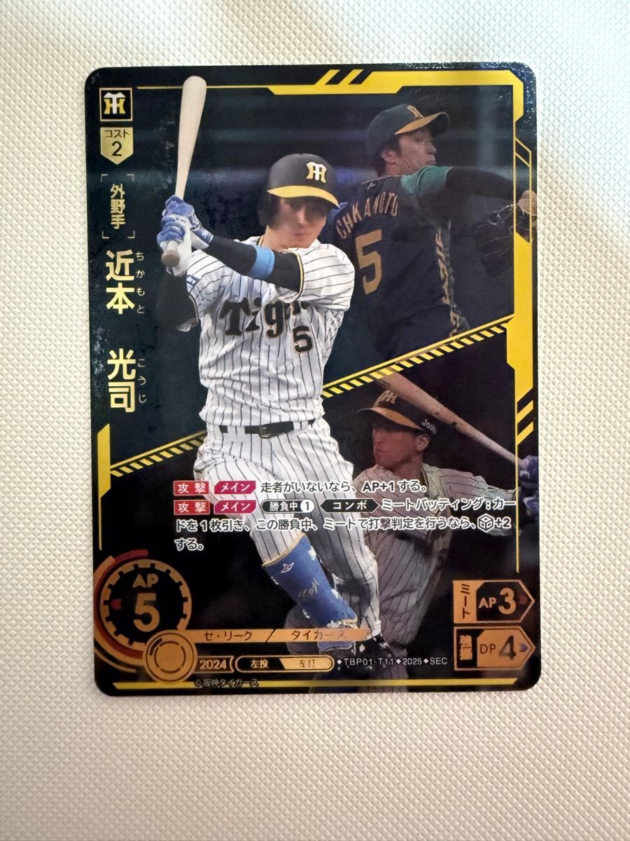 SEC 近本光司 ドリームオーダー 阪神タイガース 猛虎の雄姿