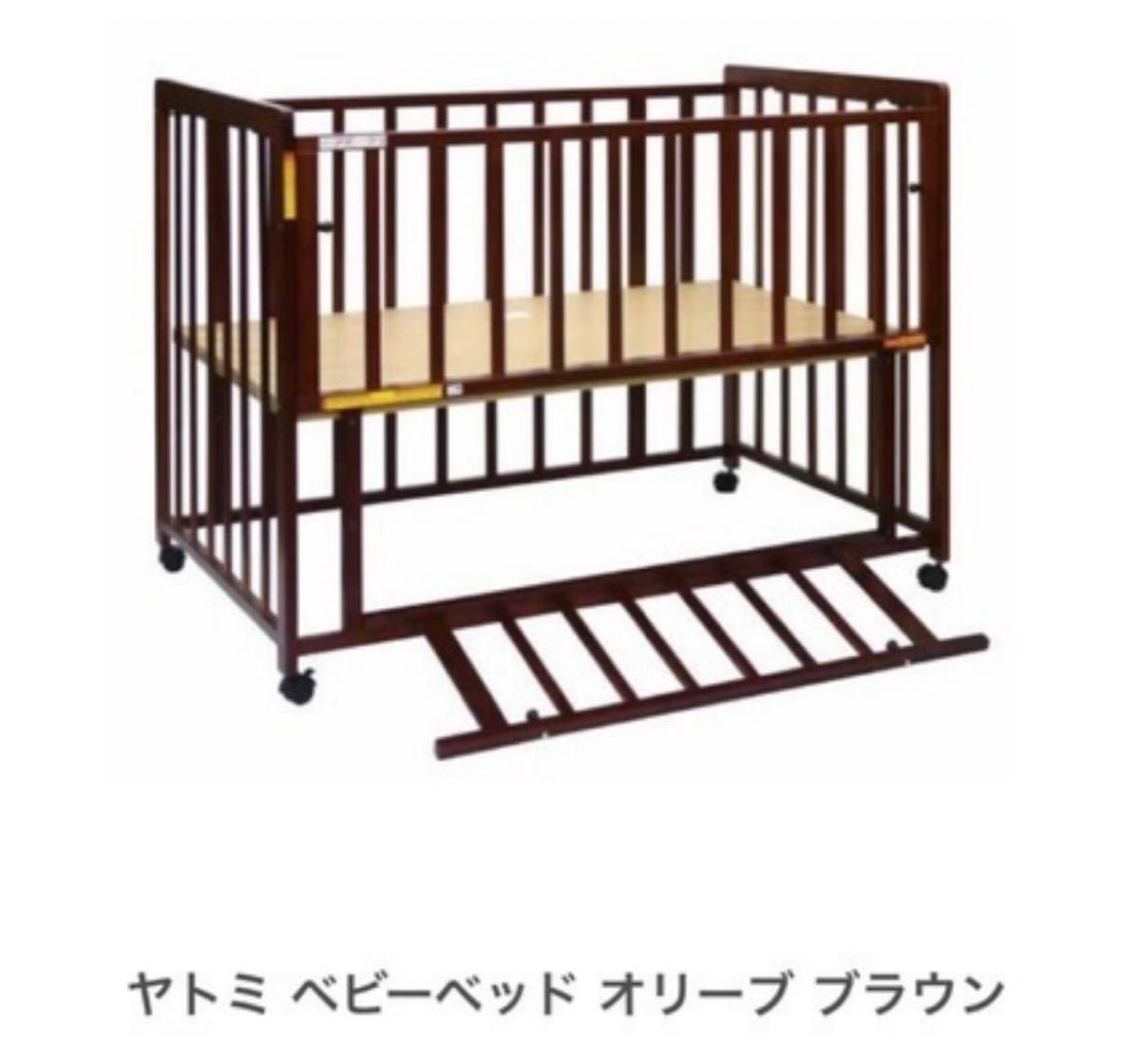 ヤトミ 西松屋 キャスター付きベビーベッド 説明書付き｜Yahoo!フリマ