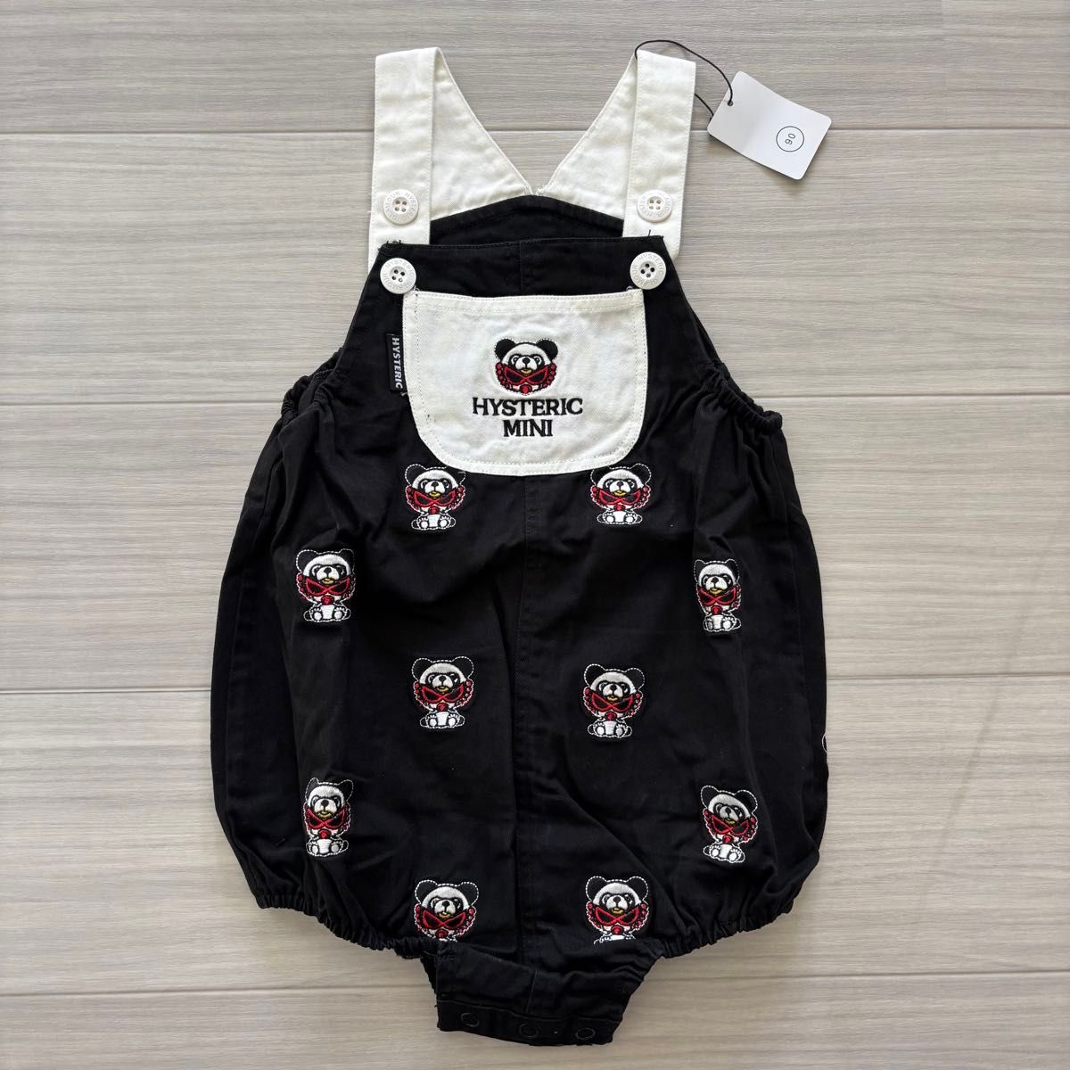 ヒスミニ ヒステリックミニ ミニラ ダルマオール 総柄サロペット