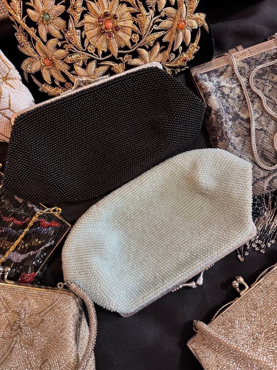 皇室御用達 Lumy ルミーはしもと ビーズバッグ まとめ売り 10点 高級