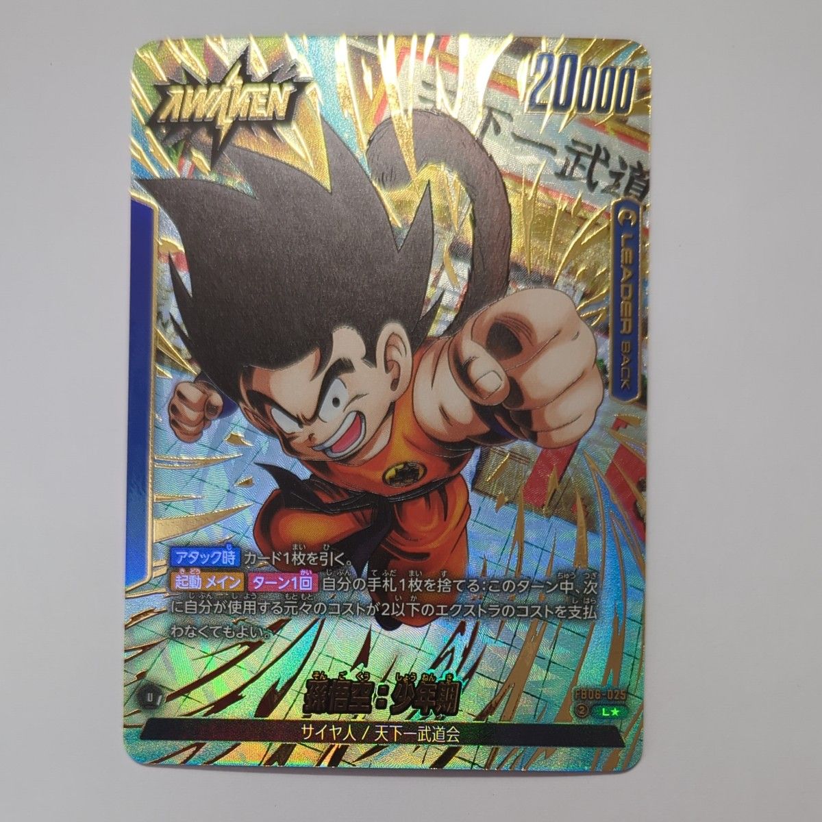 ドラゴンボールフュージョンワールド日本決勝ベスト32プロモ 孫悟空