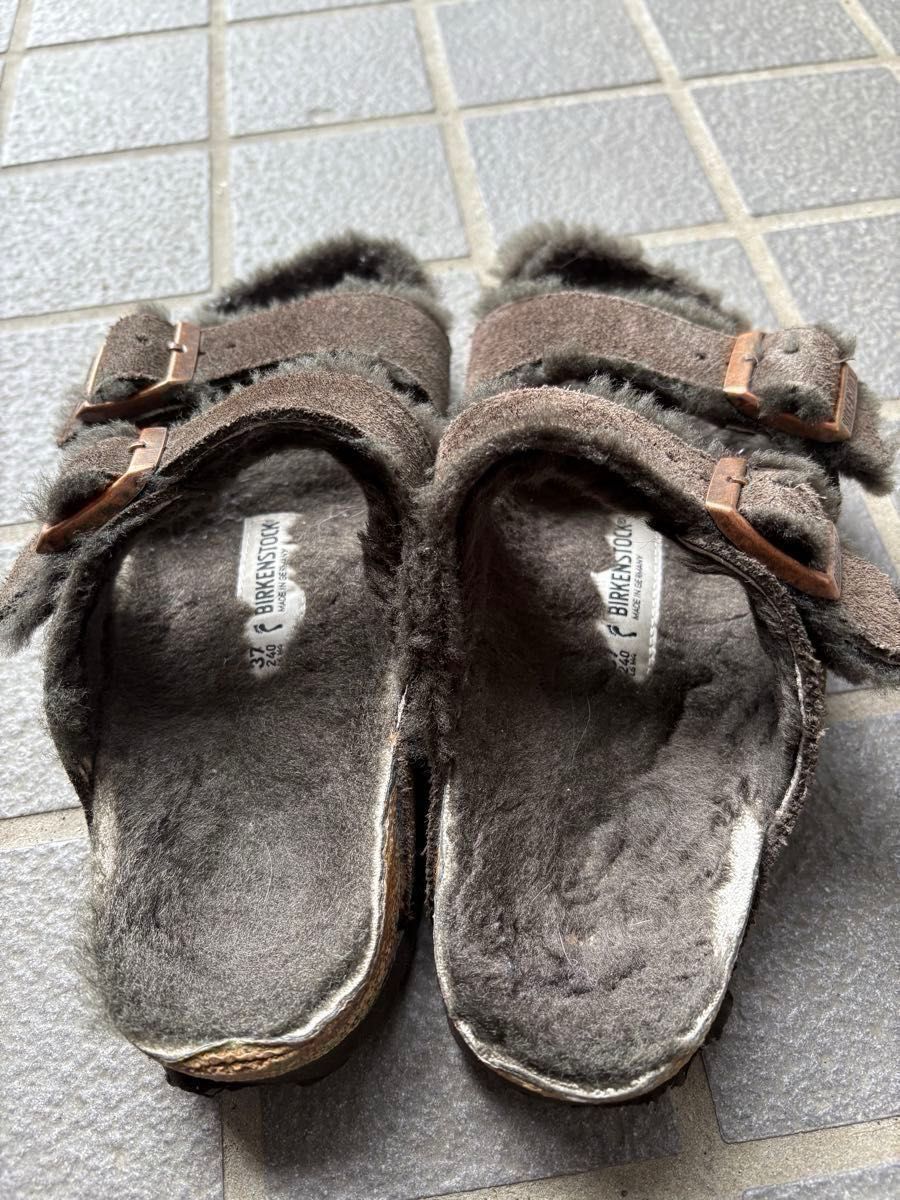 BIRKENSTOCK ファー付きサンダル 37｜Yahoo!フリマ（旧PayPayフリマ）