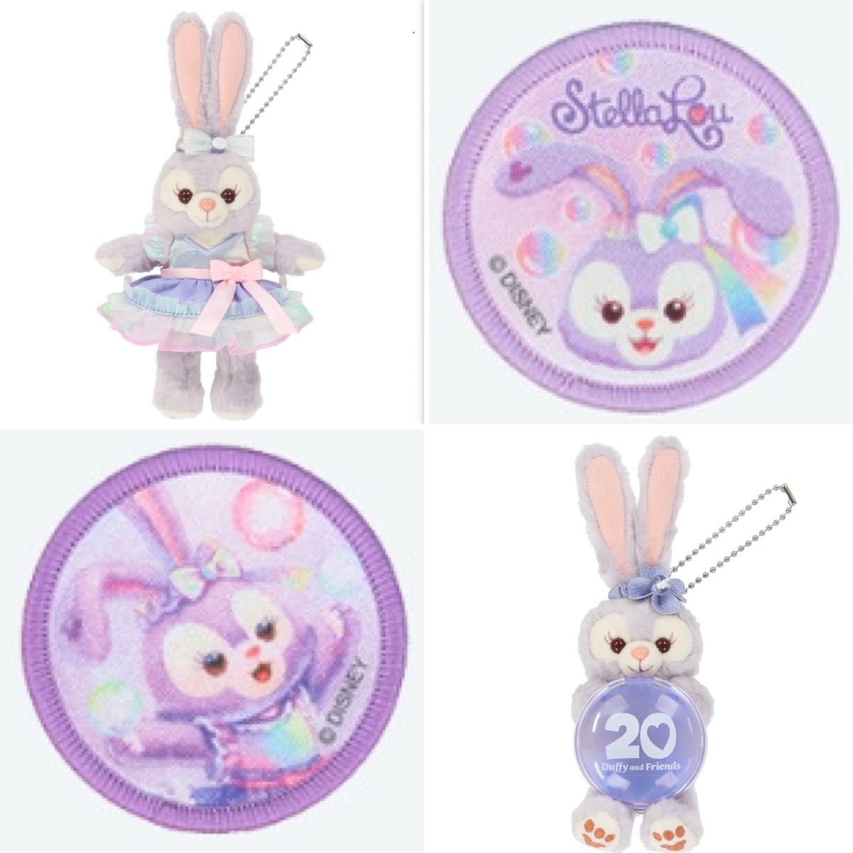 ダッフィー ジェラトーニ ステラルー ぬいぐるみバッジ チャーム