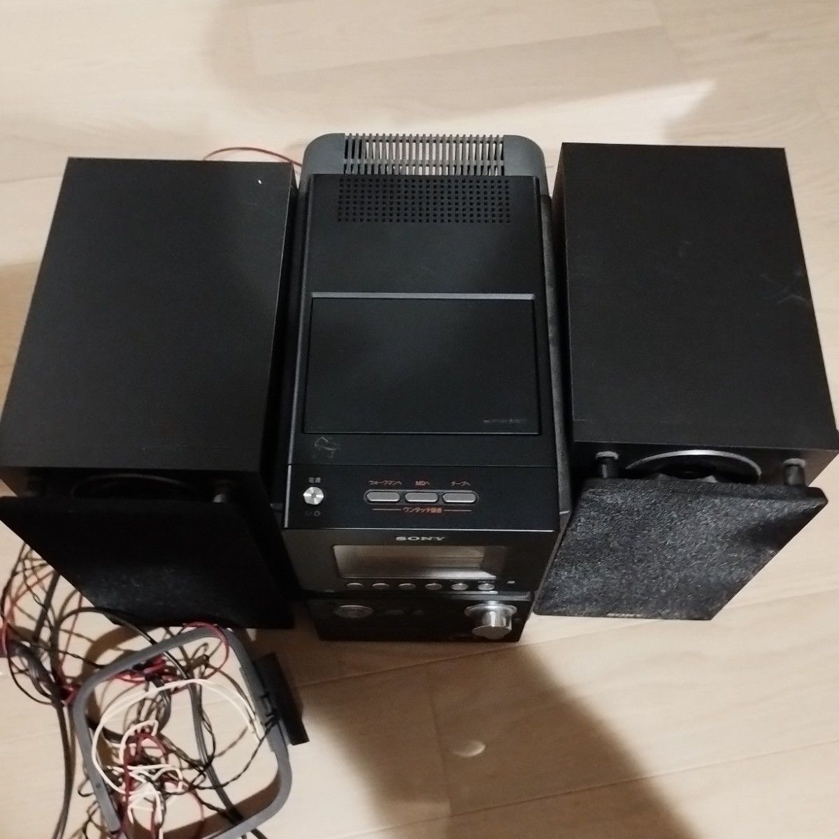ソニー コンポ HCD-M35WM スピーカー SS-CM35 SONY 訳あり CD カセット