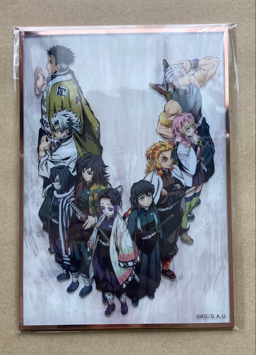 鬼滅シアター 鬼滅の刃 鬼滅 キービジュアルアクリル色紙 柱合会議 柱