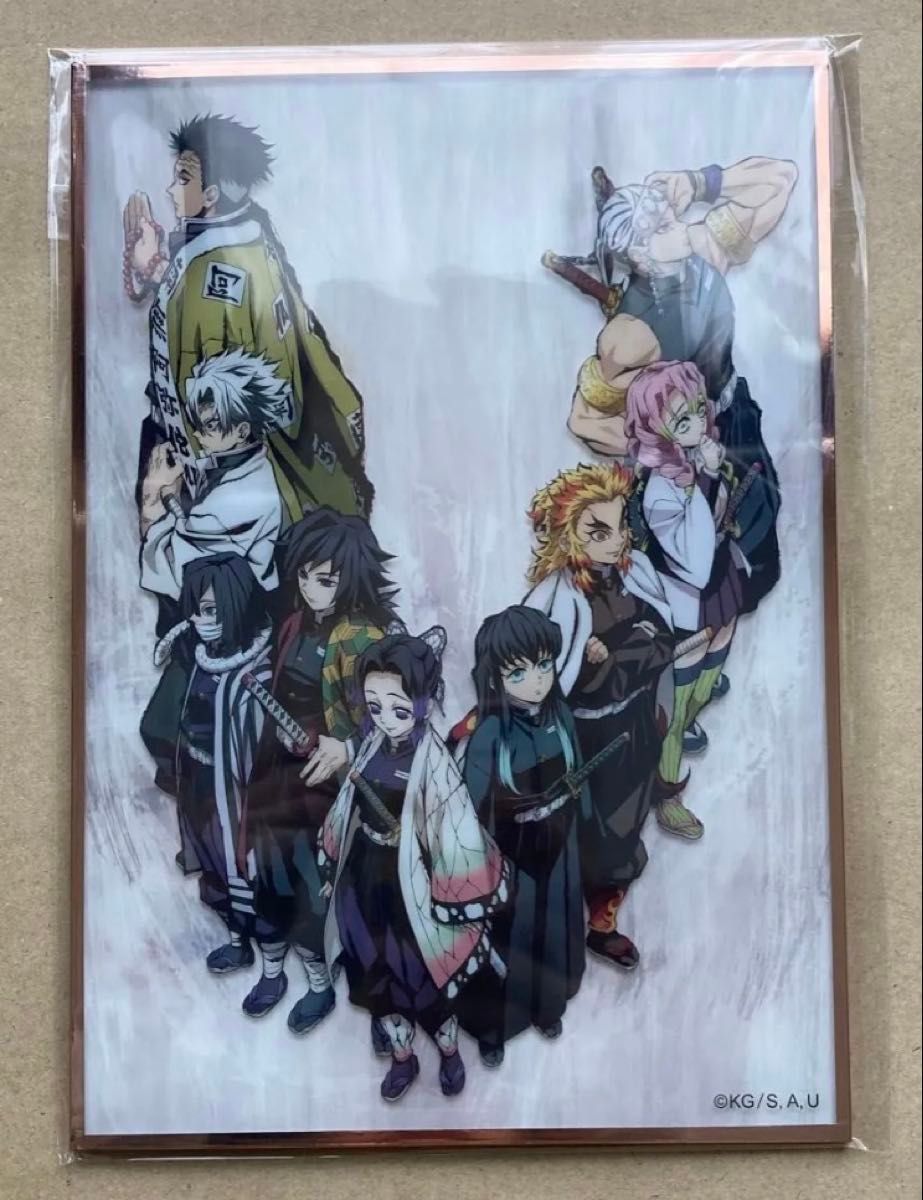 鬼滅シアター 鬼滅の刃 鬼滅 キービジュアルアクリル色紙 柱合会議 柱