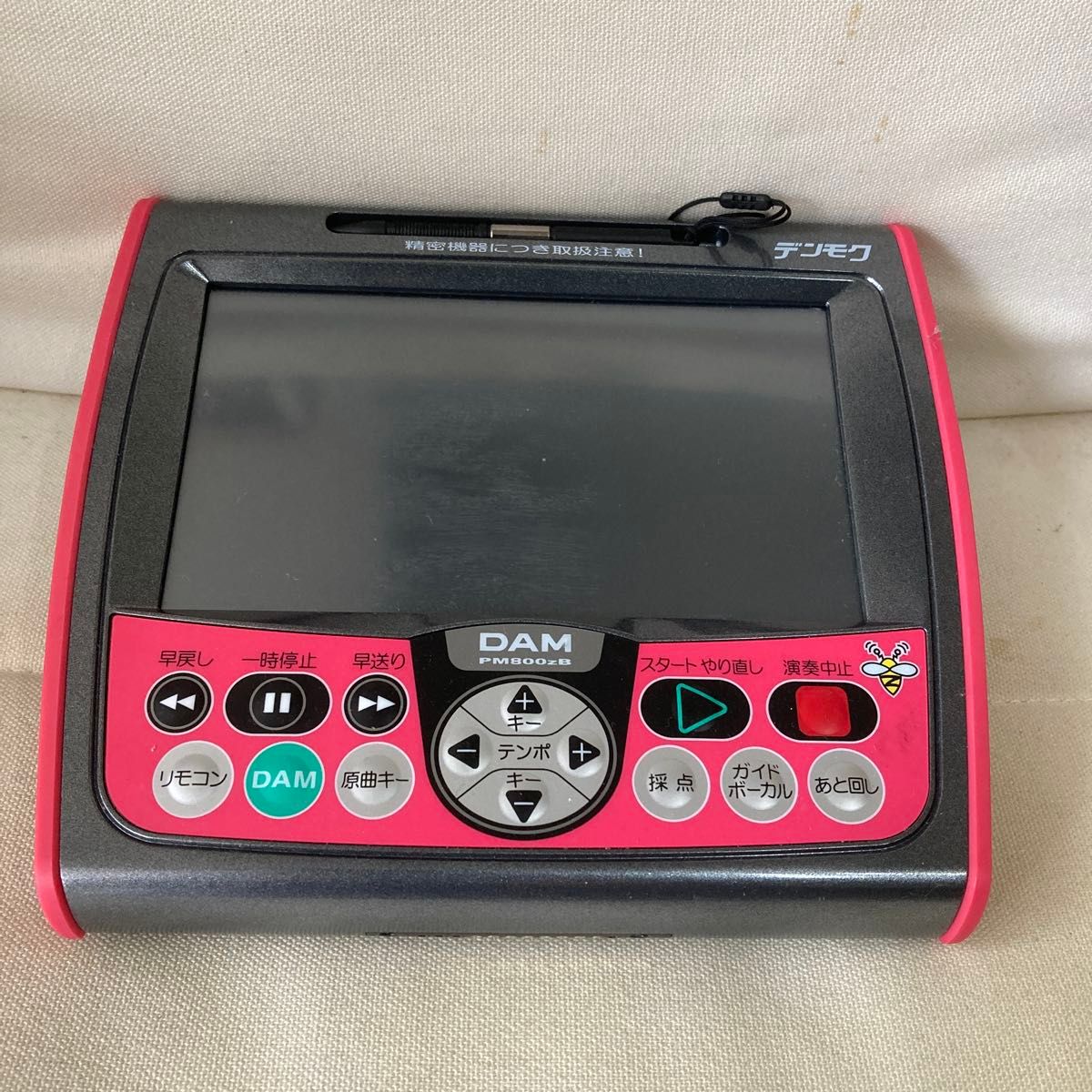 カラオケ DAM デンモク PM800ZB PM800zB リモコン 中古｜Yahoo!フリマ