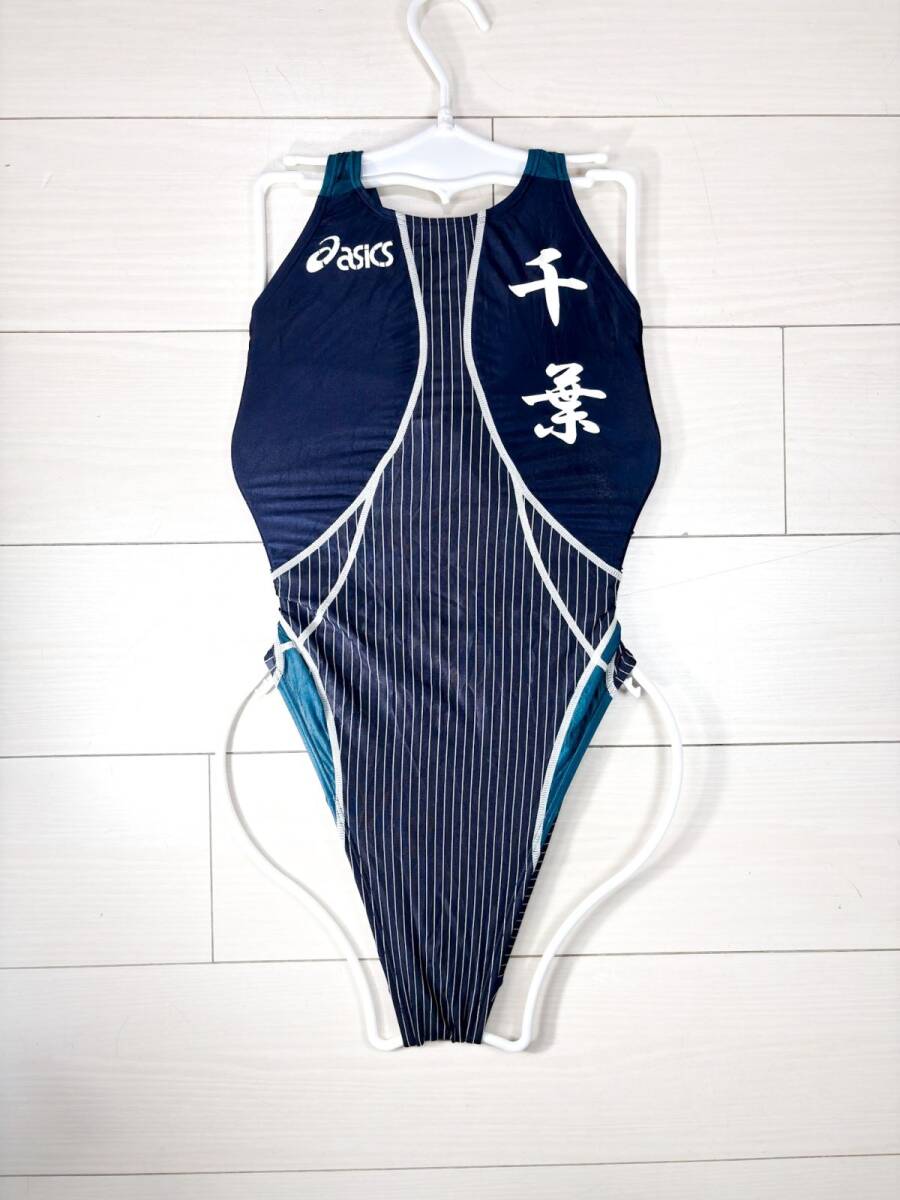 Yahoo!オークション - 14アシックス女子競泳水着M 旧ロゴ ハイドロSP T