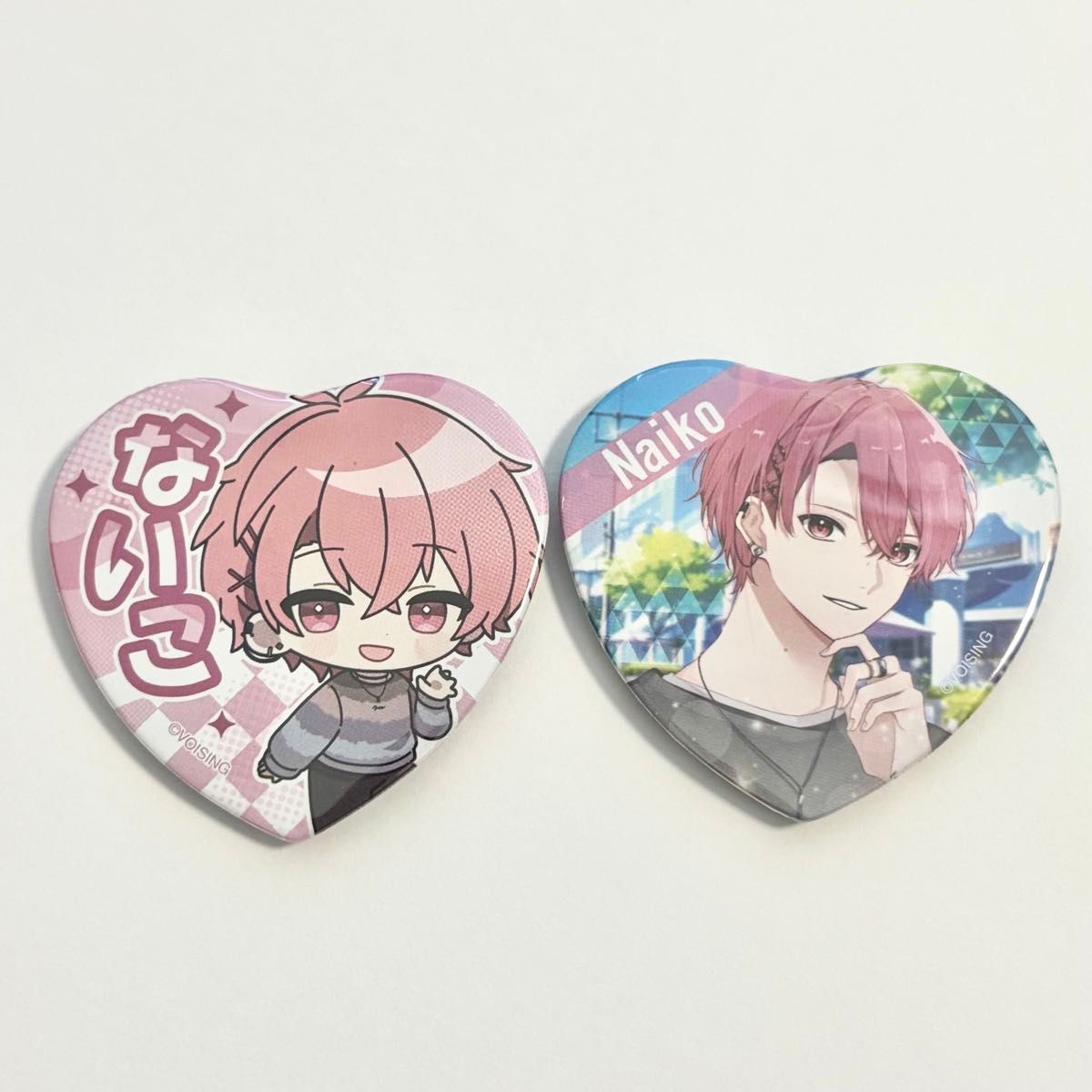 第1弾 いれいすハート缶バッチ ないこさんデフォ×81 第1弾 いれいす