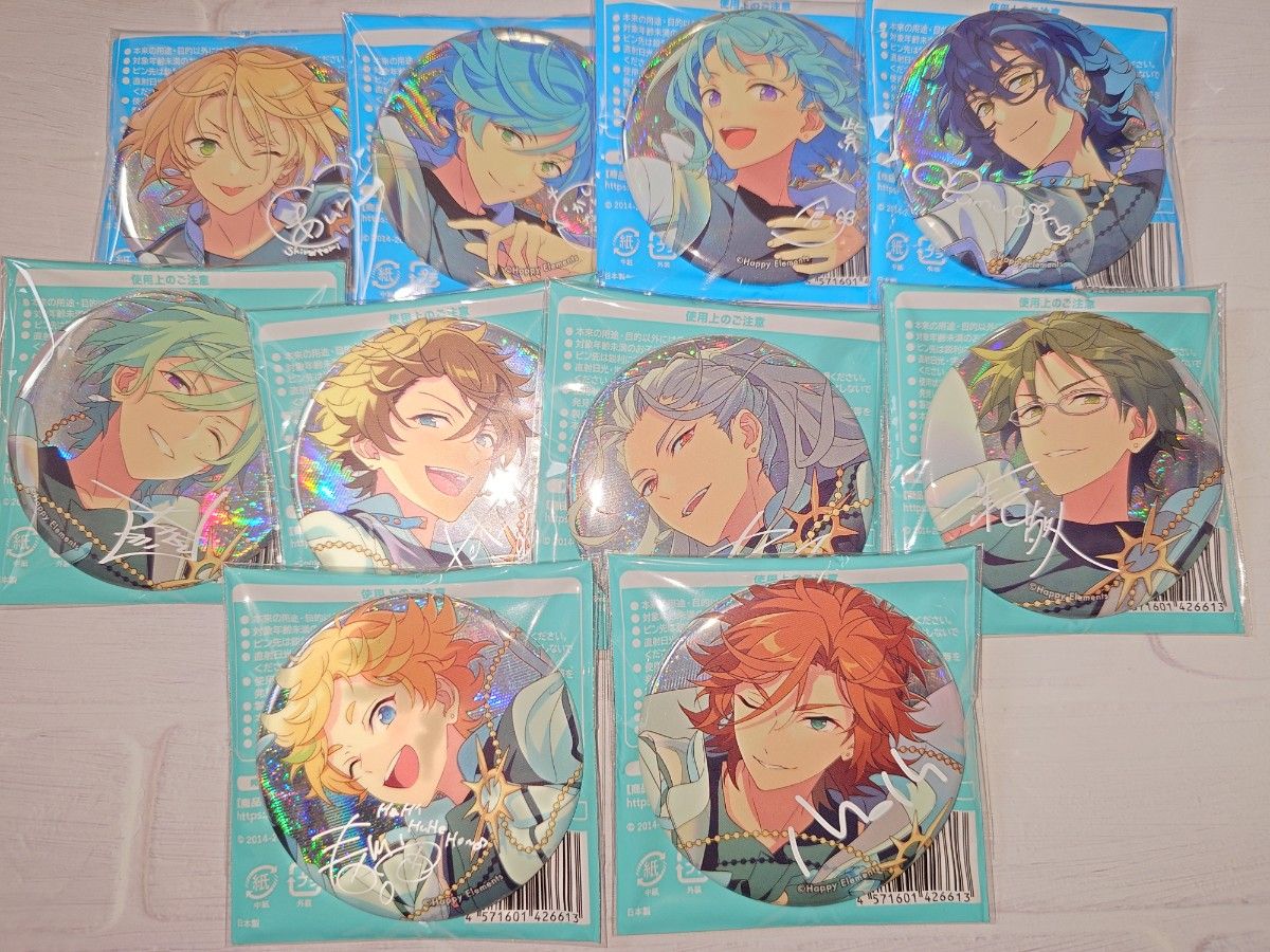 あんスタ gracollo CANBA ES 9th Anniversary 9周年 缶バッジ｜Yahoo