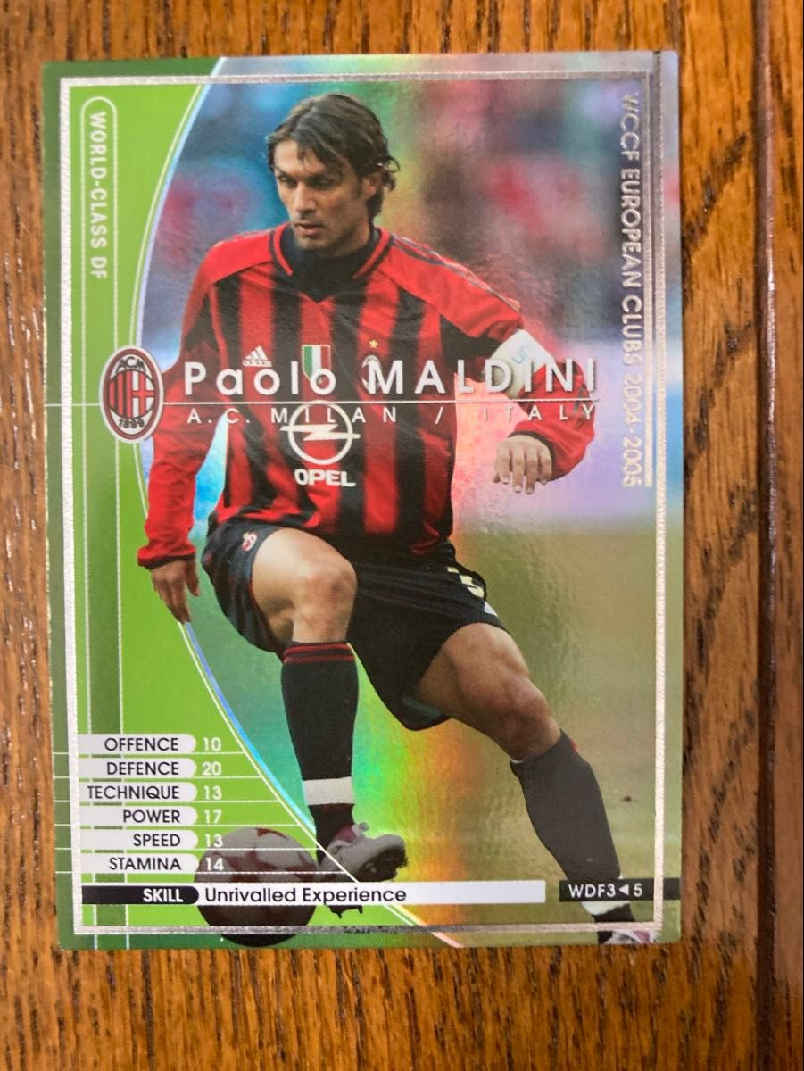 WCCF footista 英語版 海外版 04-05 WDF パオロ・マルディーニ ミラン