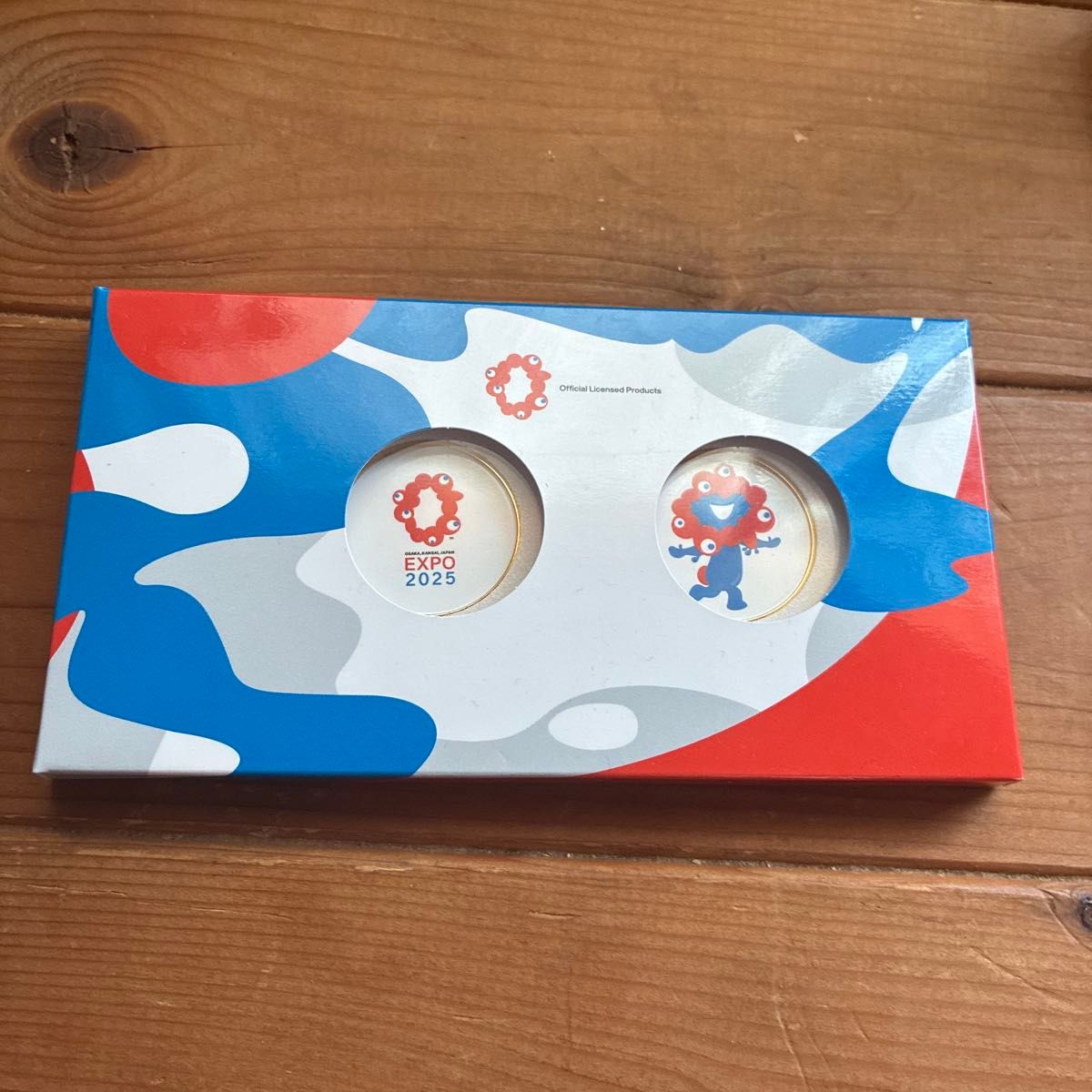 公式】2025大阪・関西万博記念メダル2点セット スタンド付き 黄銅合金