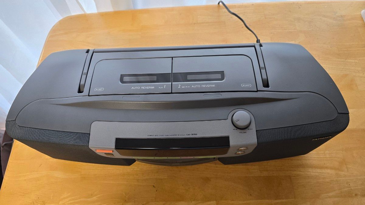 極上】AIWA CSD-SR700改 Bluetooth搭載CDラジカセ完動品《No 125