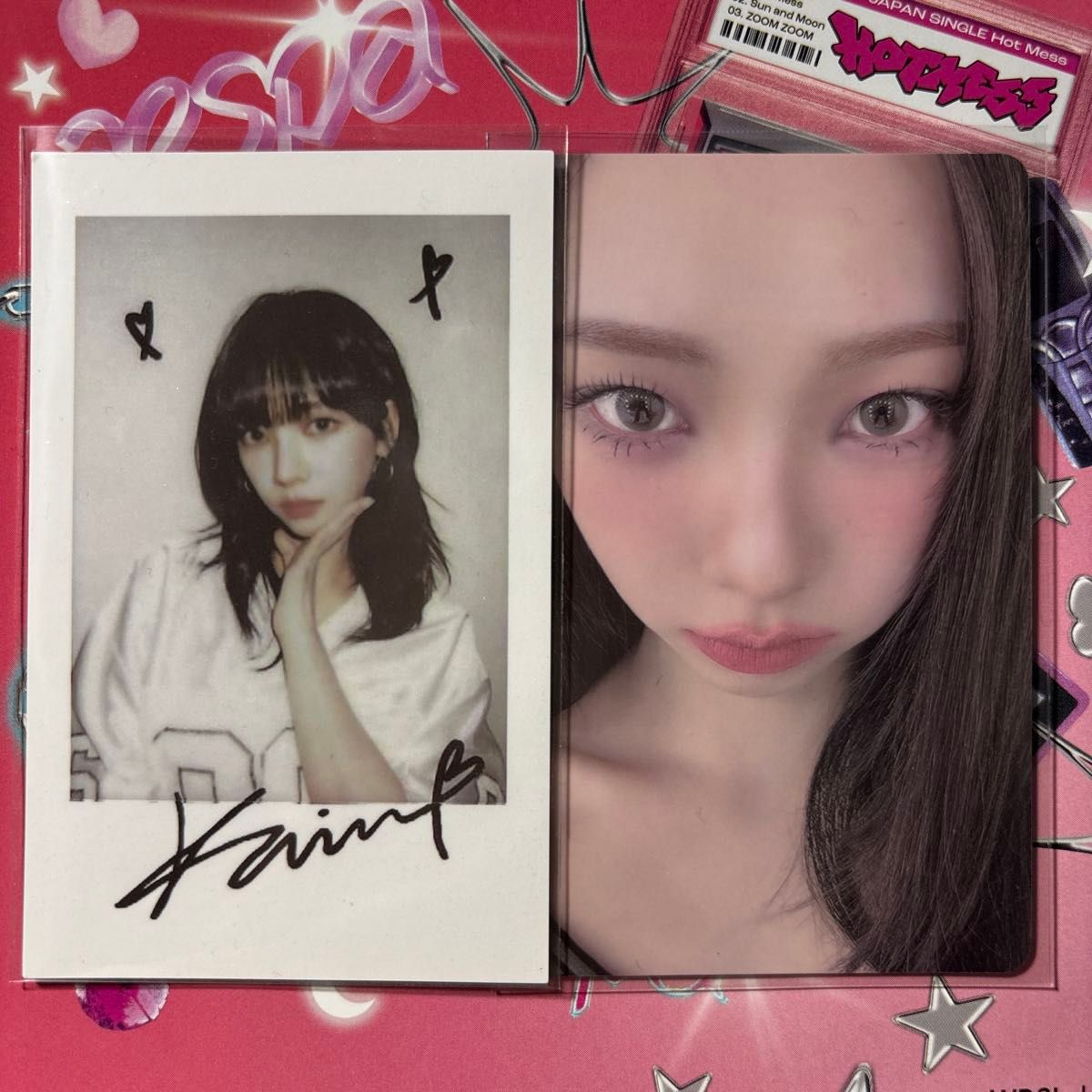 aespa エスパ カリナ トレカ Armageddon kms 特典 ラキドロ チェキ