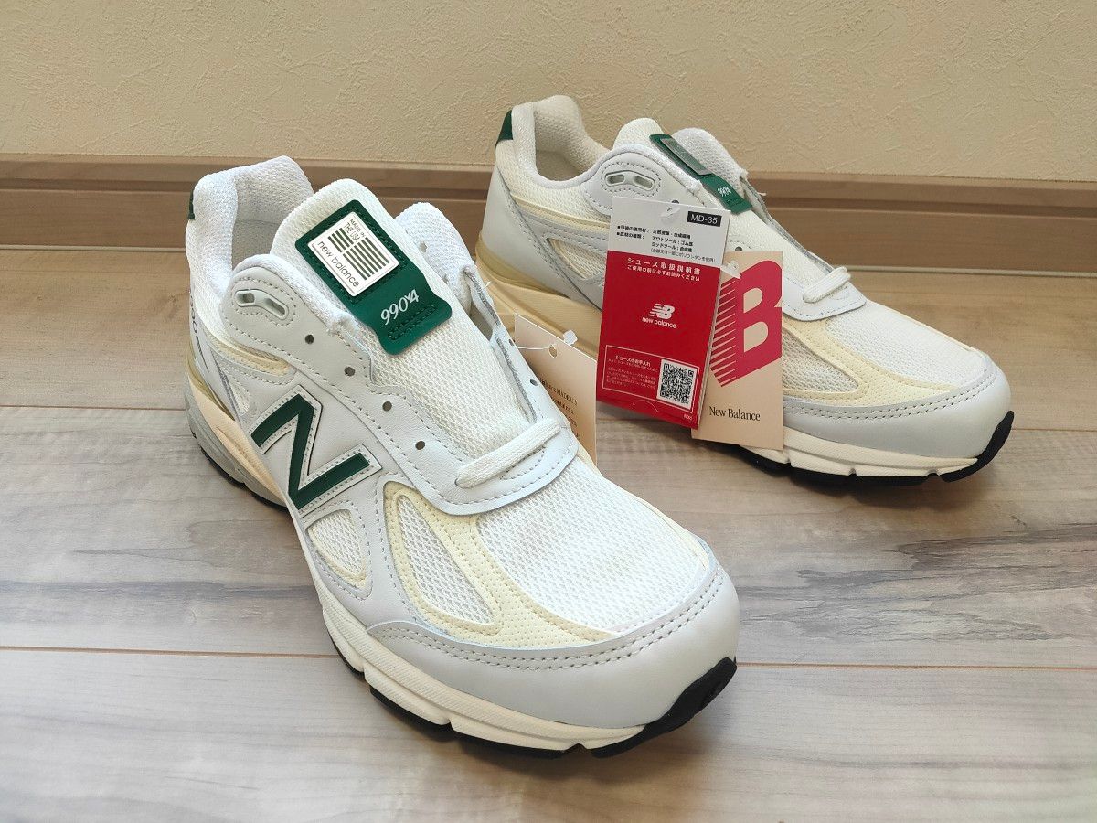 27 5cm NEW BALANCE ニューバランス U990TC4 白 ホワイト WHITE 990V4
