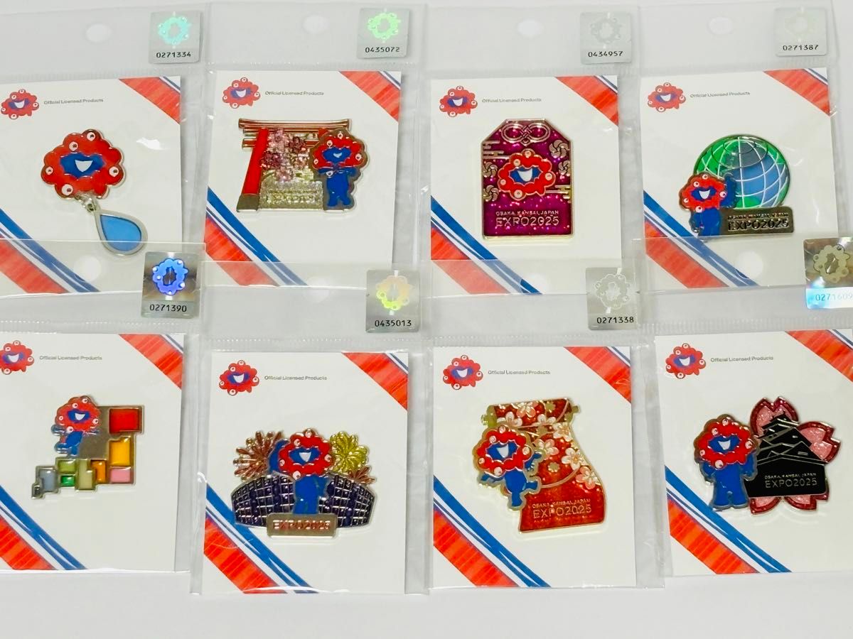 品薄】ミャクミャク ピンバッジ ピンズ 8個セット EXPO2025 大阪関西