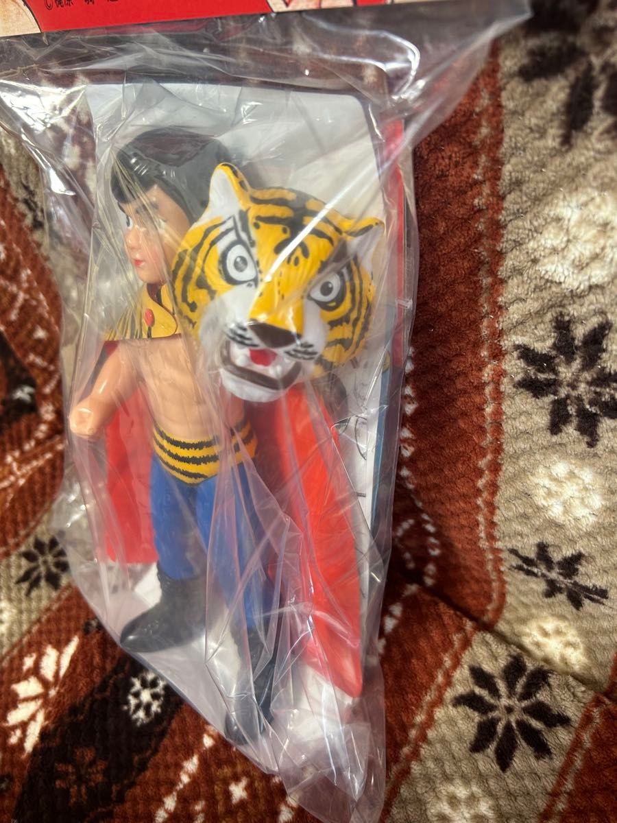 メディコム・トイ×中嶋製作所ソフビ タイガーマスク (初期型きいろ1期