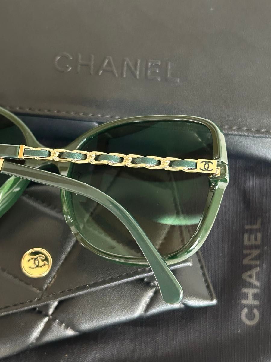 CHANEL シャネル チェーン付きスクエアサングラス｜Yahoo!フリマ（旧