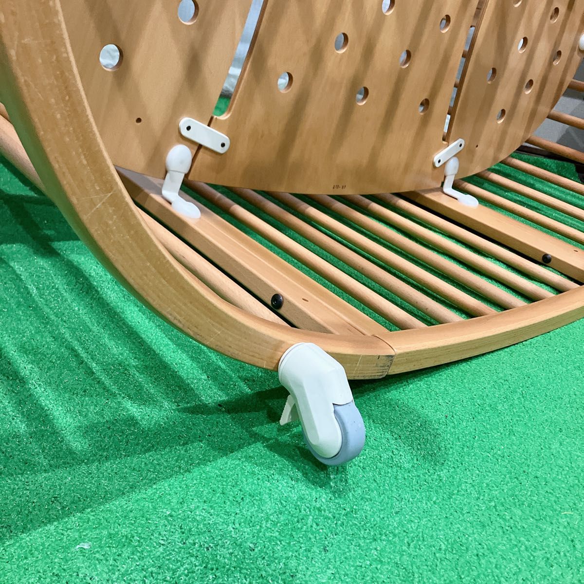 美品 ストッケ スリーピー ベビーベッド 木製 ナチュラル V2 寝具