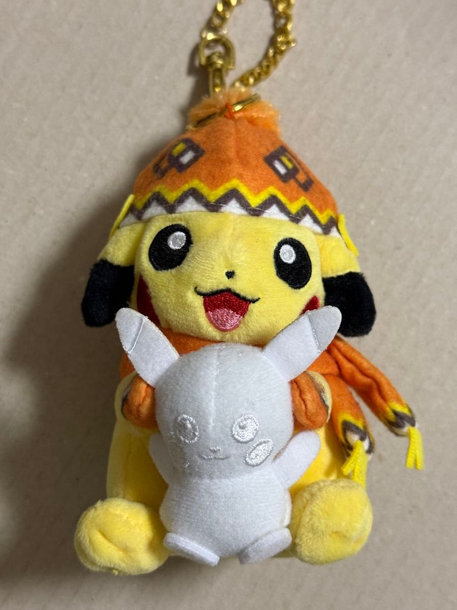 ピカチュウ 雪まつり 雪祭り ぬいぐるみ マスコット キーチェーン タグ