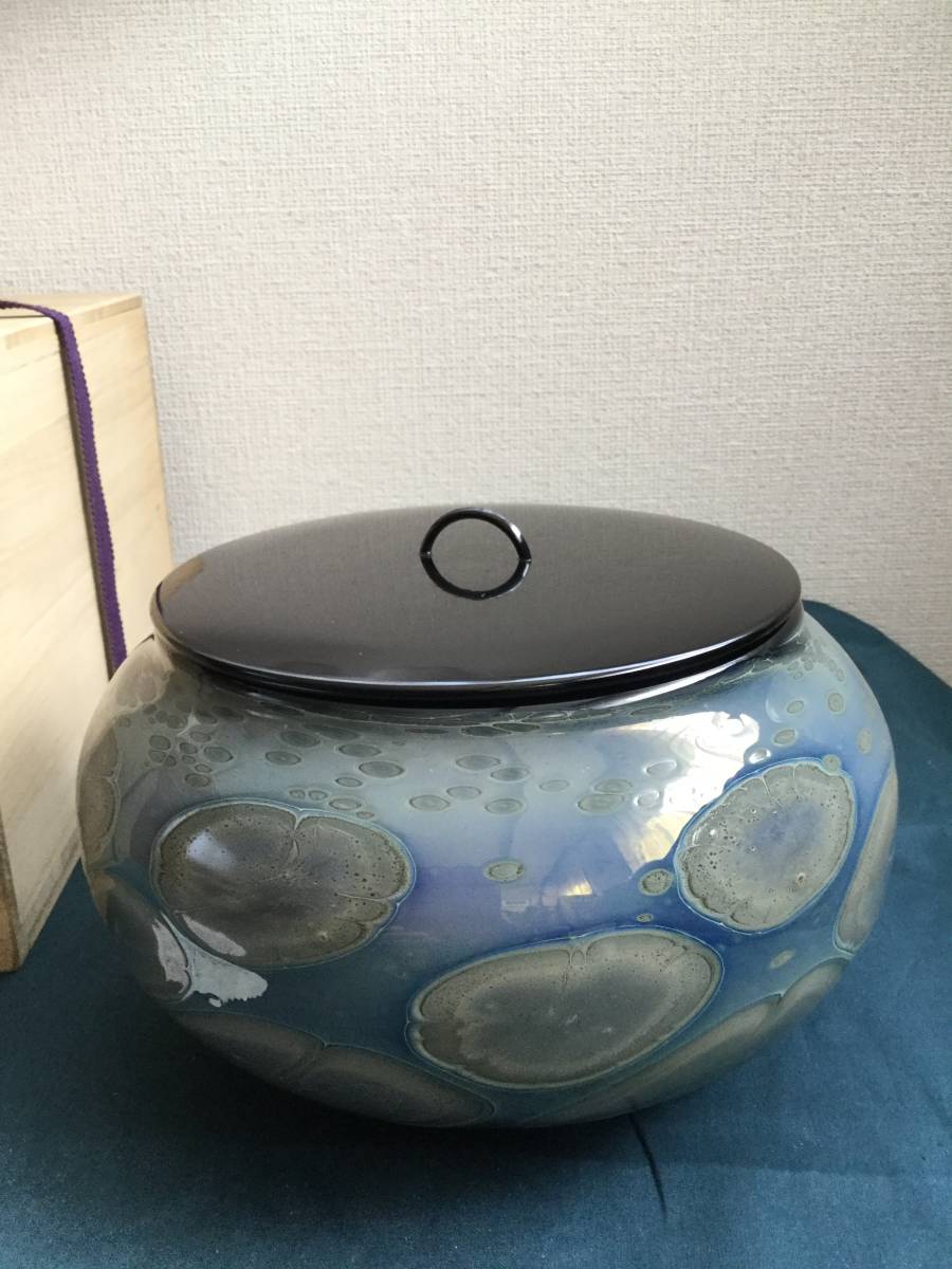 茶道具・平水指｜ポーランド製クリスタルガラス（義山ギヤマン切子