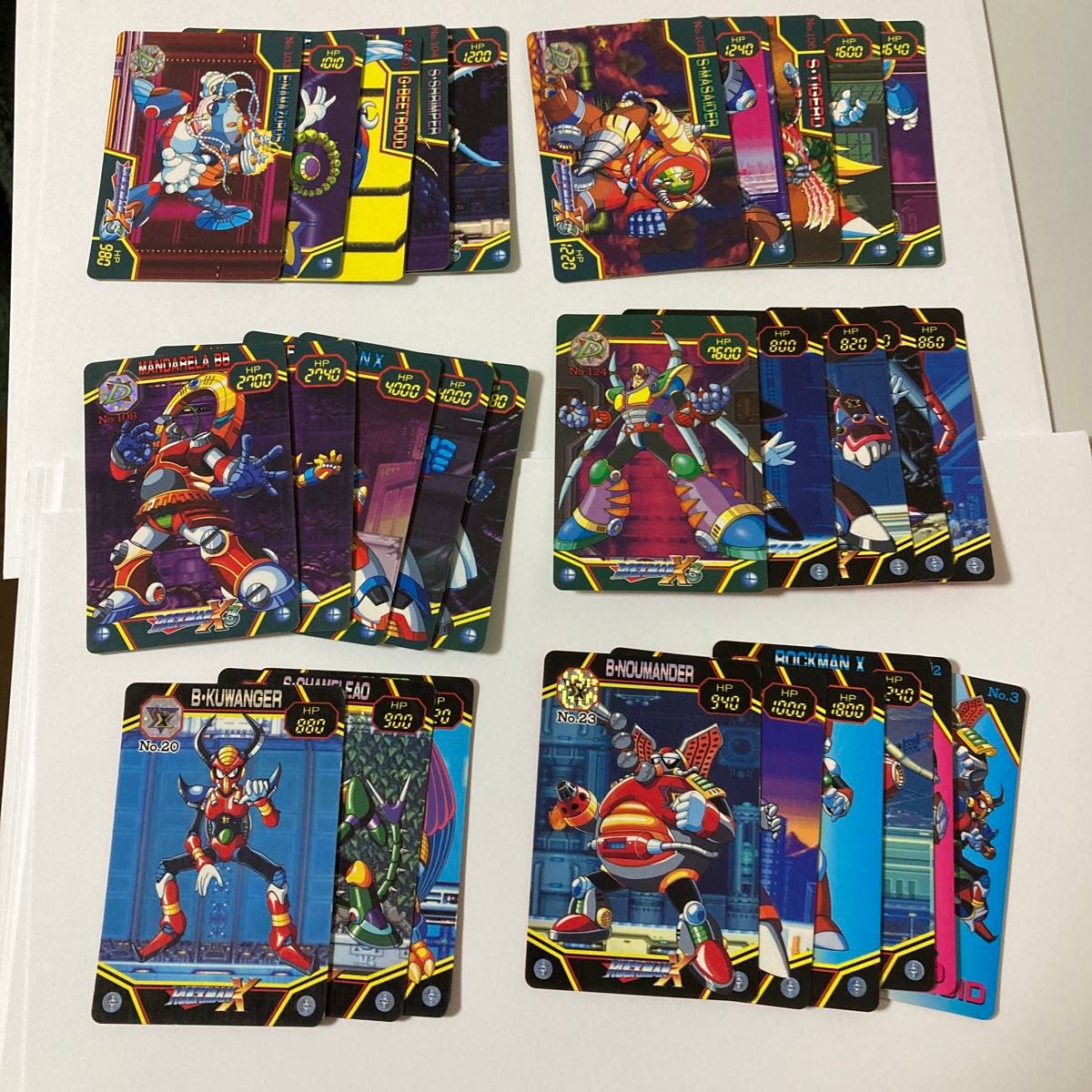 ロックマン X カードダス 第一弾〜三弾のセット｜Yahoo!フリマ（旧