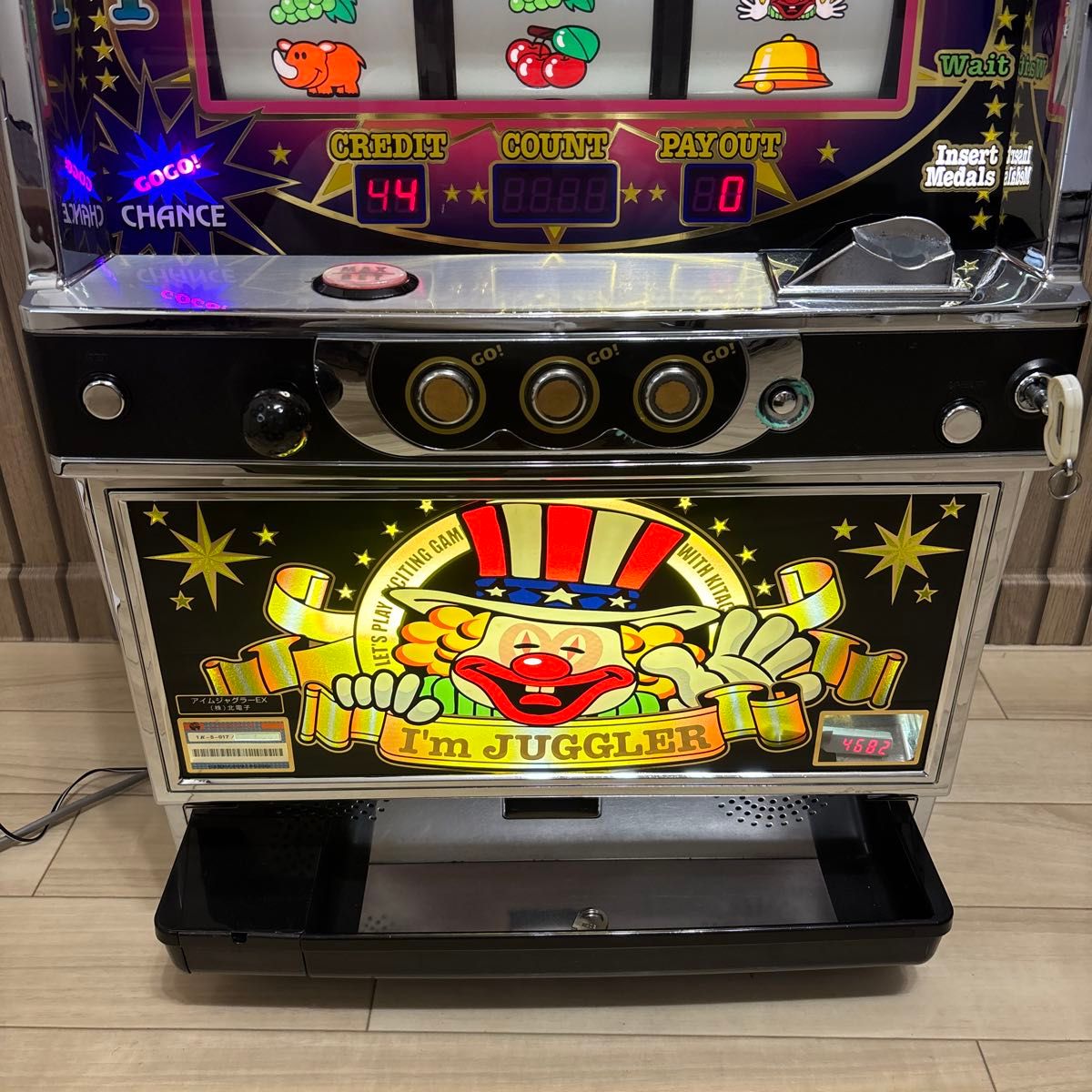 スロット実機 激レア アイムジャグラーEX ブラックパネル オプション