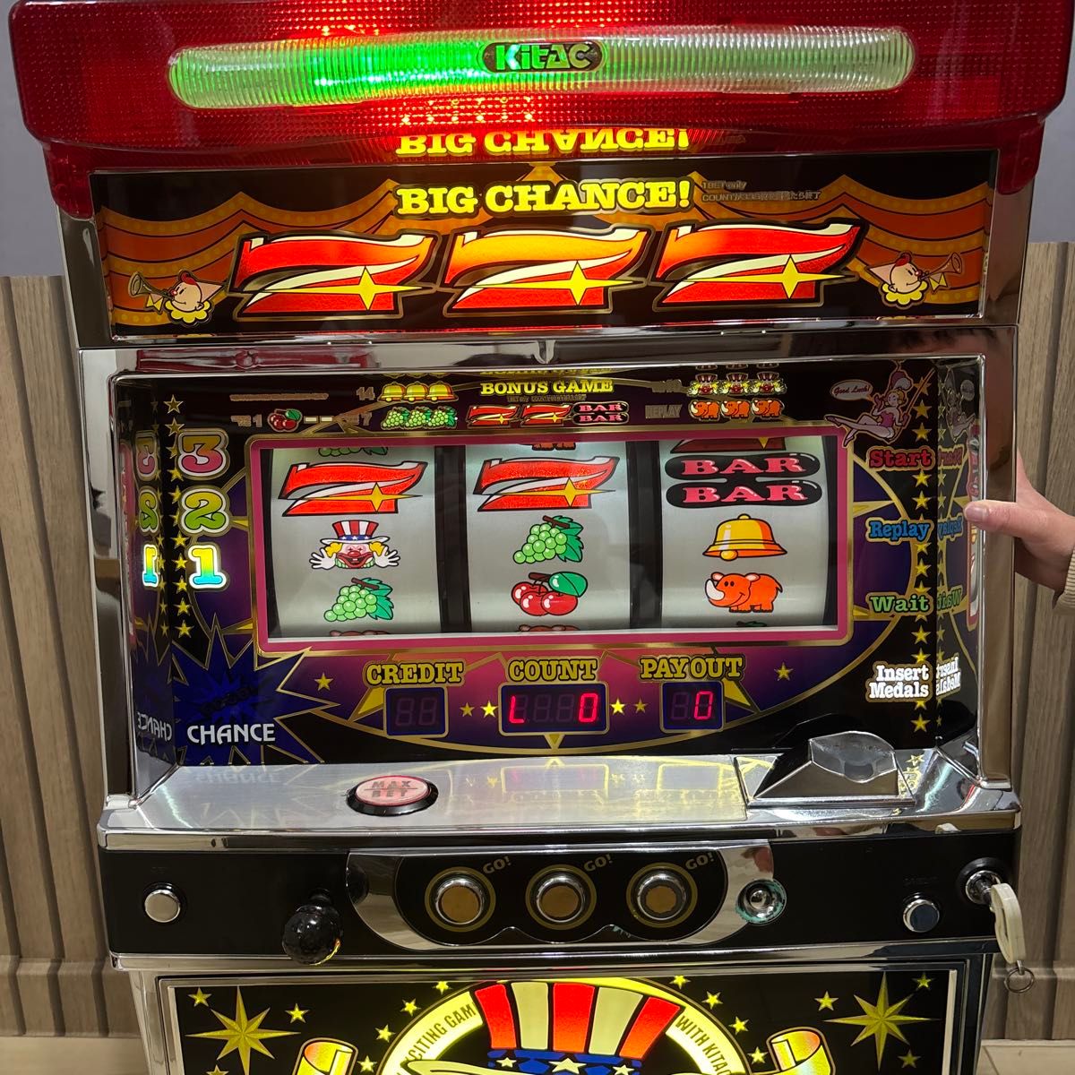 スロット実機 激レア アイムジャグラーEX ブラックパネル オプション