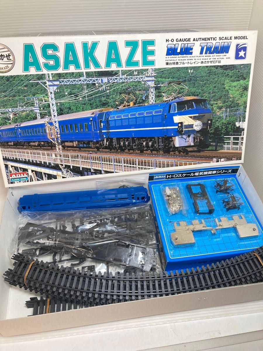 ARII 寝台特急ブルートレインあさかぜEF66 未組立品 HOゲージ