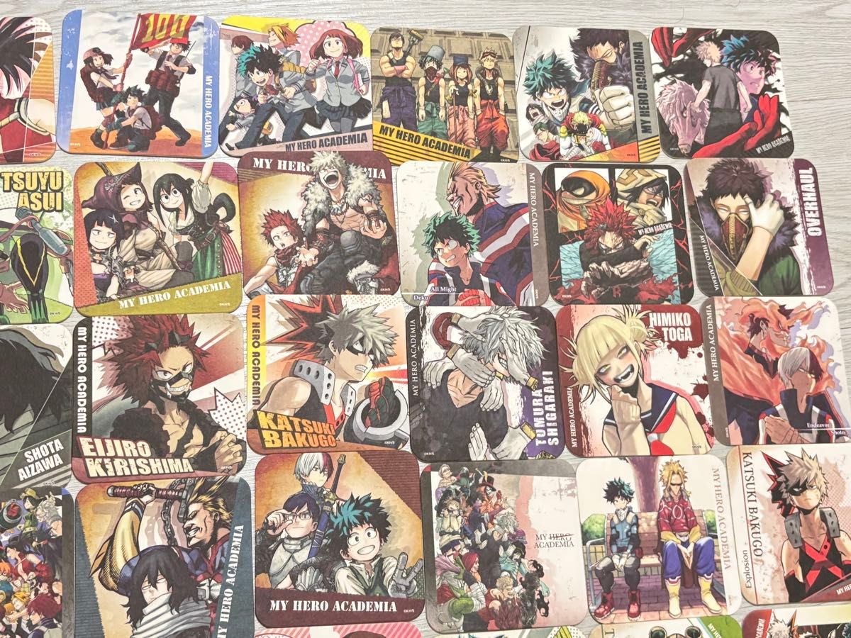 僕のヒーローアカデミア アートコースター BOX 45種 特典3種 計48枚