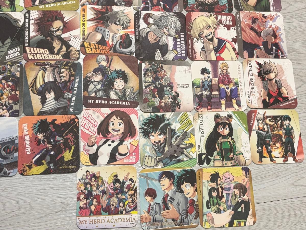 僕のヒーローアカデミア アートコースター BOX 45種 特典3種 計48枚