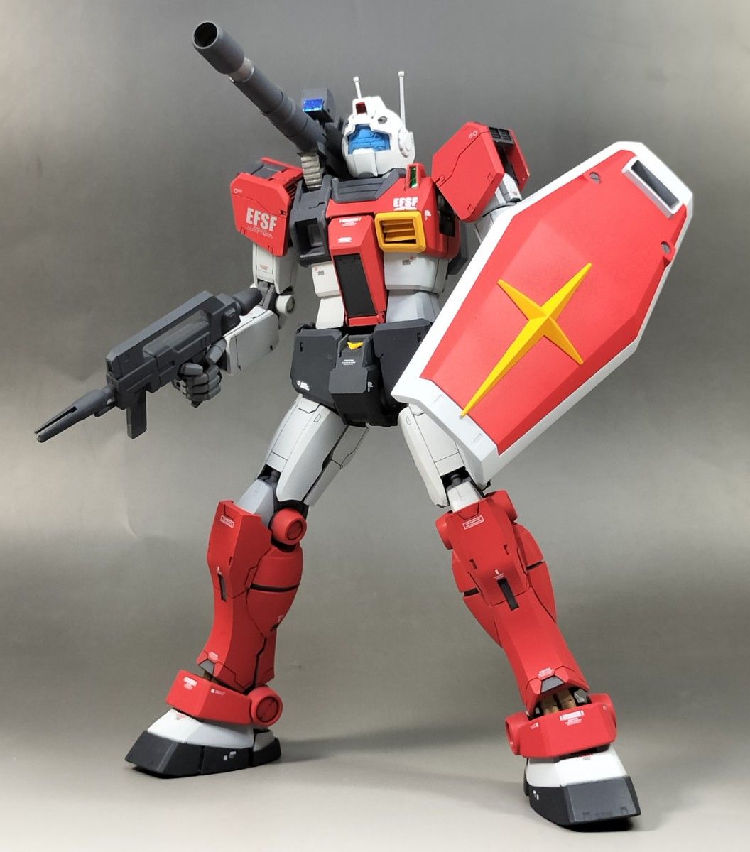 1/100 MGジム・キャノン 空間突撃仕様 改造 改修 完成品 MGジムVer 2