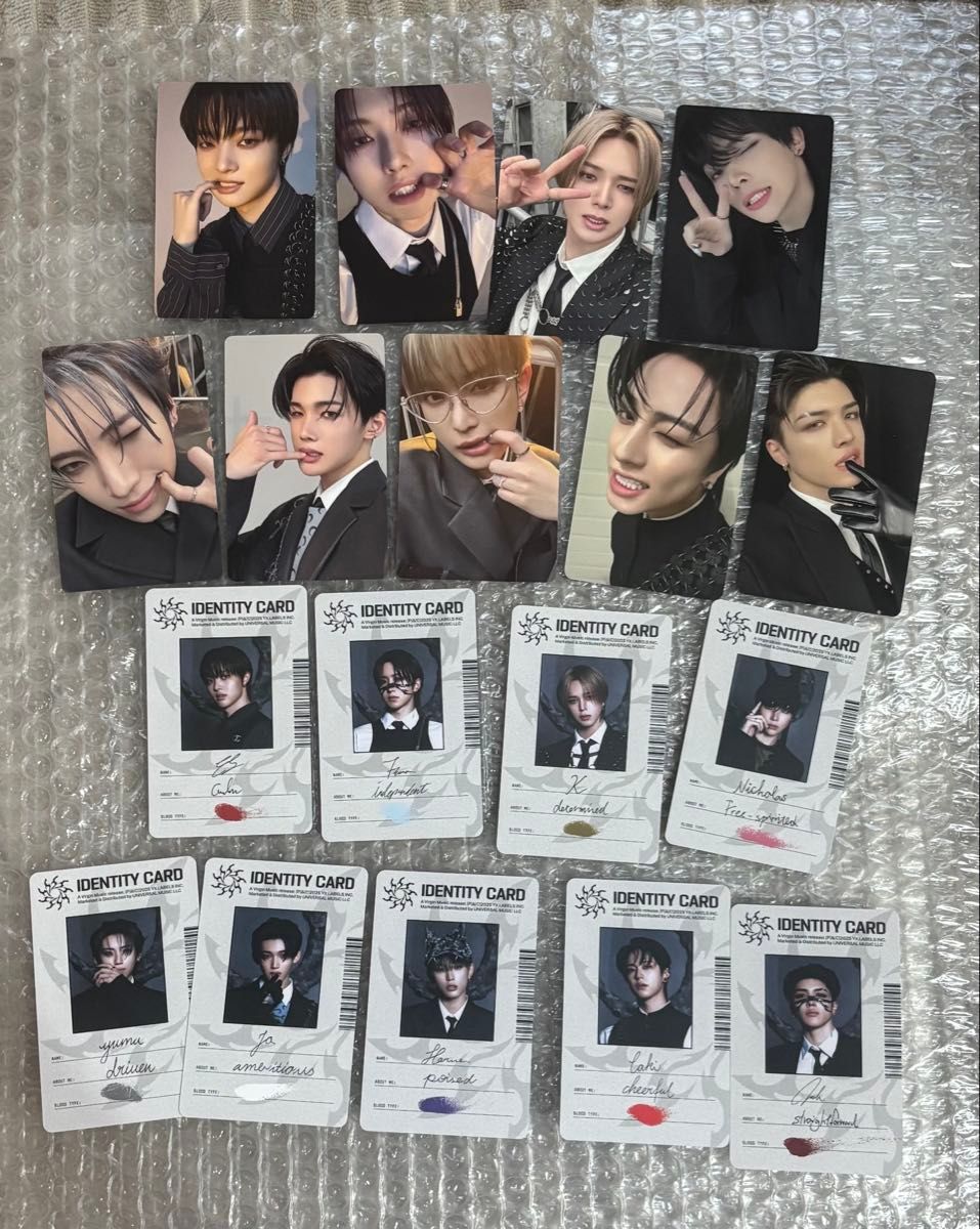 &TEAM エンティーム トレカ セット 月狼 Go in blind まとめ