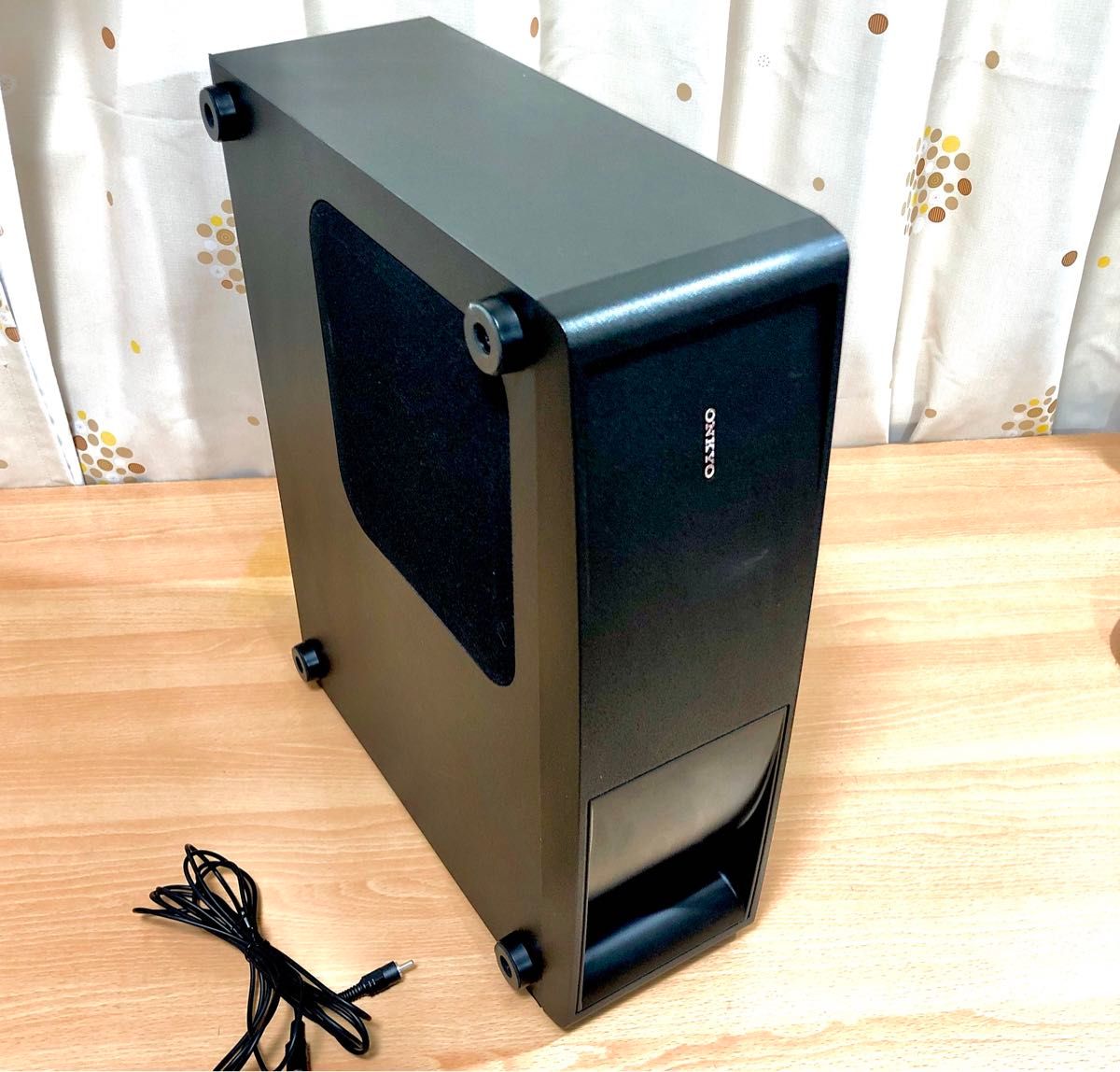 オンキョー SL-T300 美品 ONKYO サブウーファー 他社コンポに接続可能