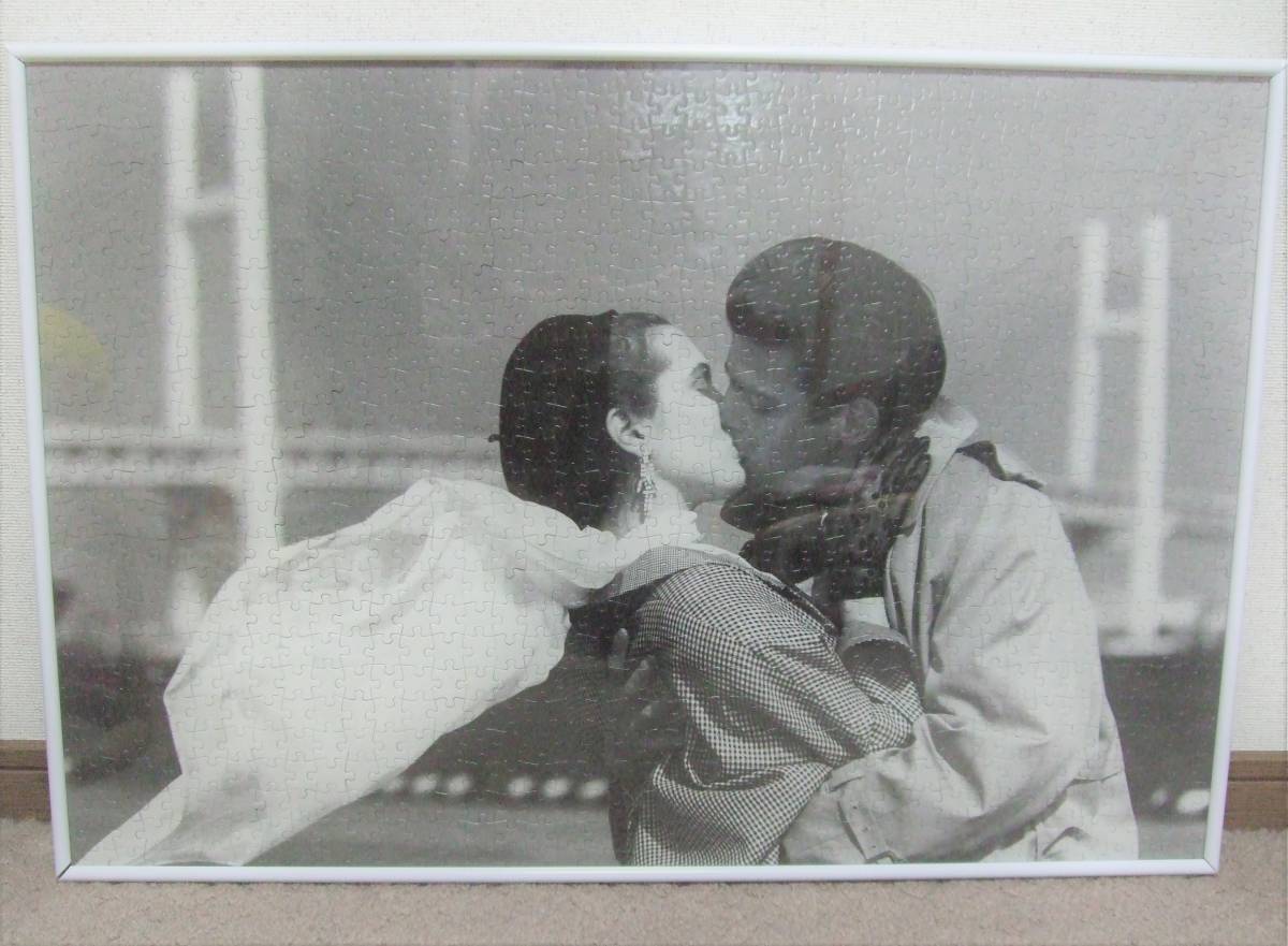 Yahoo!オークション - KISS LOVE ジグソーパズル 完成品 モノクロ 写真