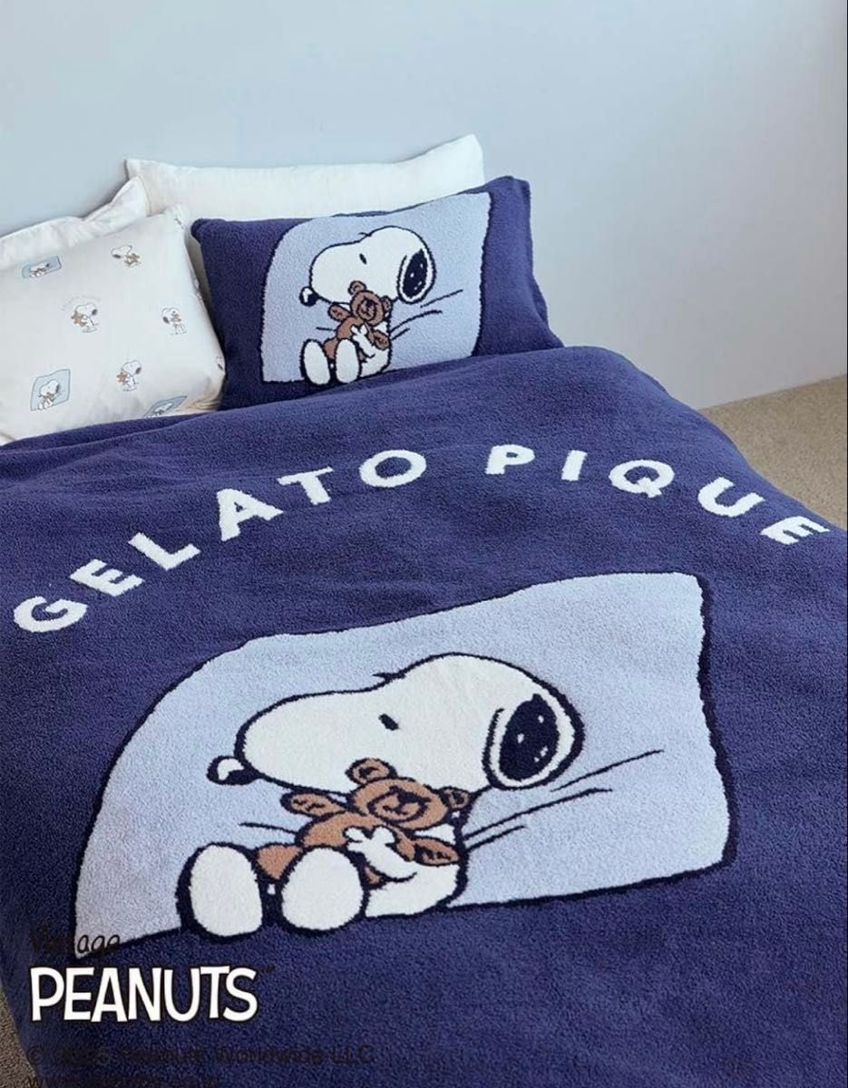 新品 未使用】ジェラートピケ スヌーピー マルチカバー gelatopique