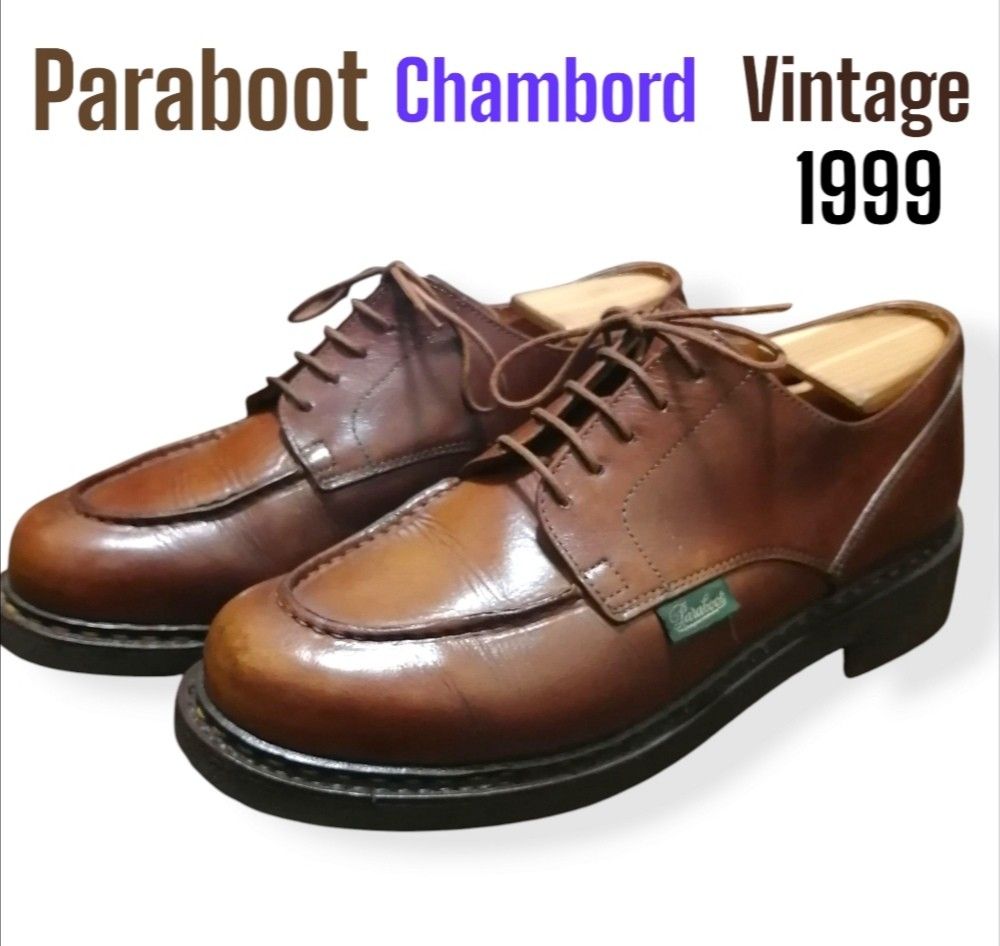 レア】ヴィンテージ 希少サイズ 6 5 パラブーツ シャンボード 99年製