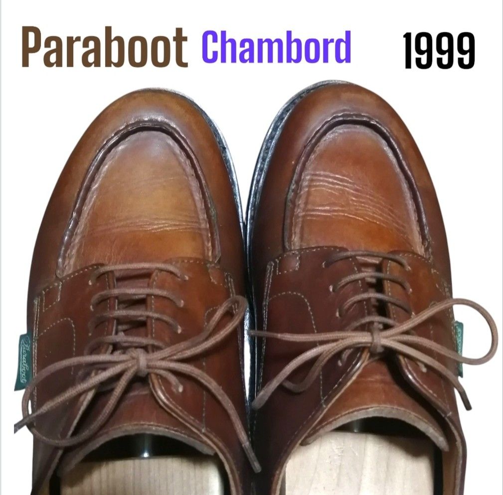 レア】ヴィンテージ 希少サイズ 6 5 パラブーツ シャンボード 99年製