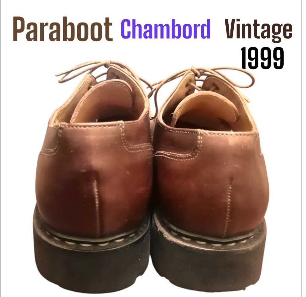 レア】ヴィンテージ 希少サイズ 6 5 パラブーツ シャンボード 99年製
