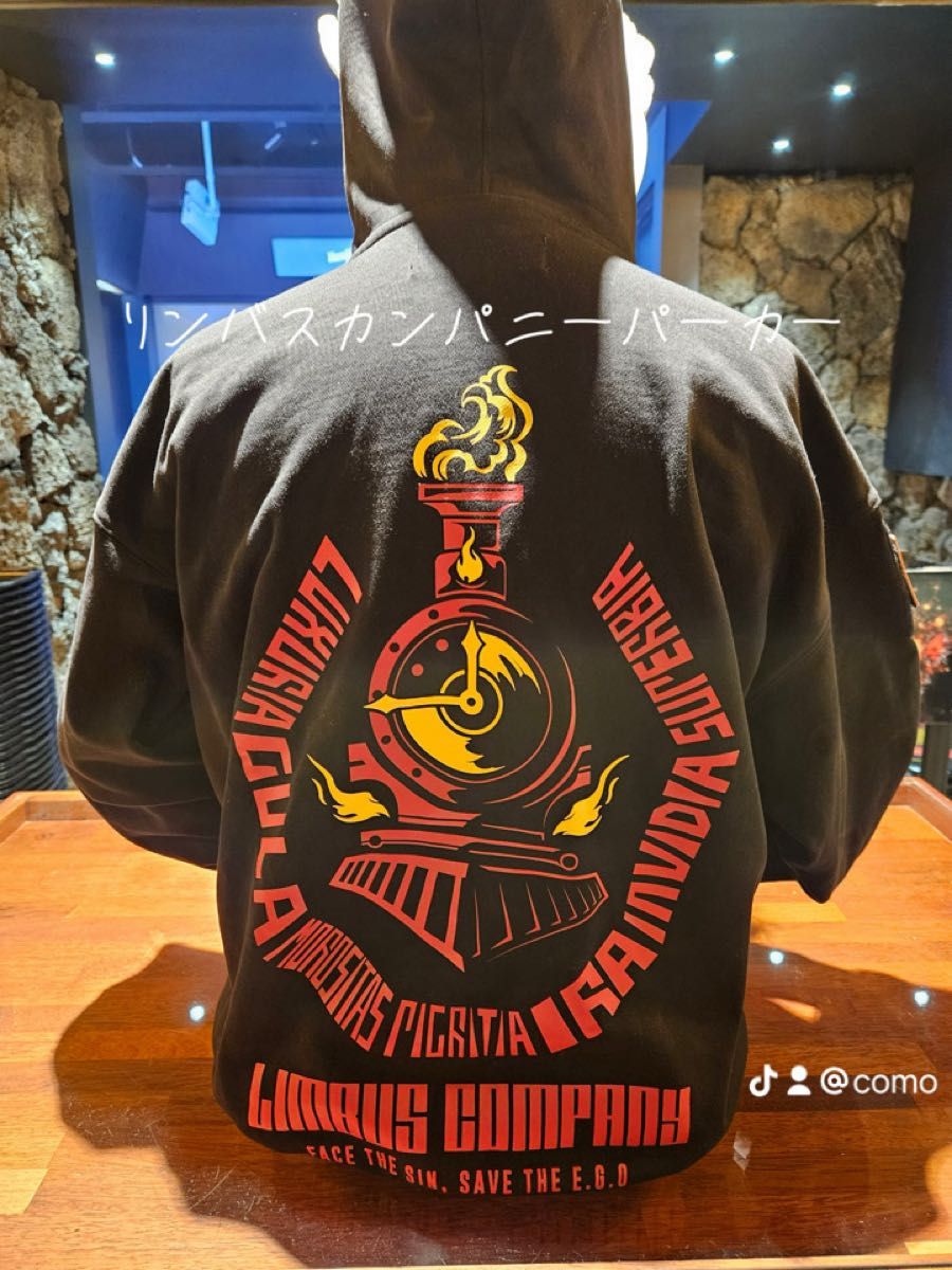 リンバスカンパニー パーカー バッチ3枚付き リンバスカンパニー