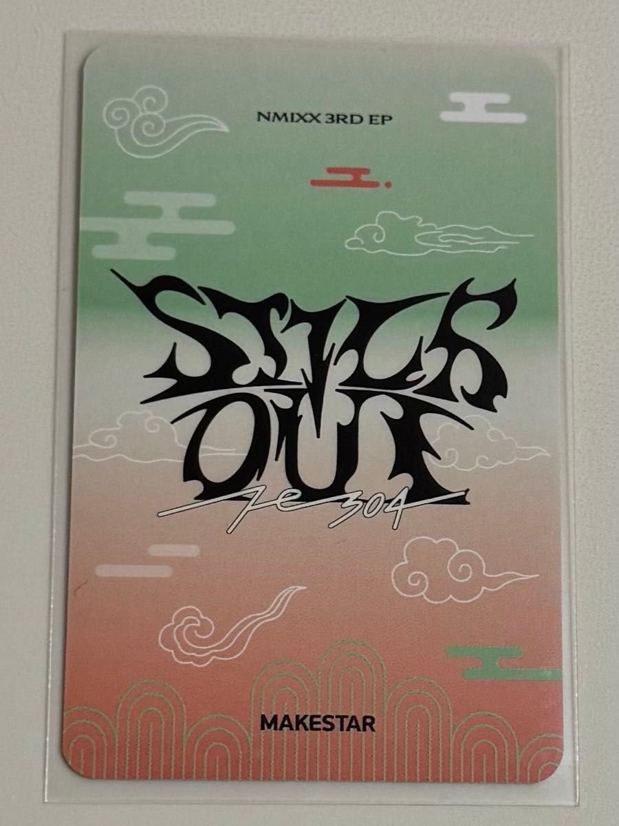 NMIXX ソリュン ジウ 直筆サイン makestar トレカ 対面 ユニット